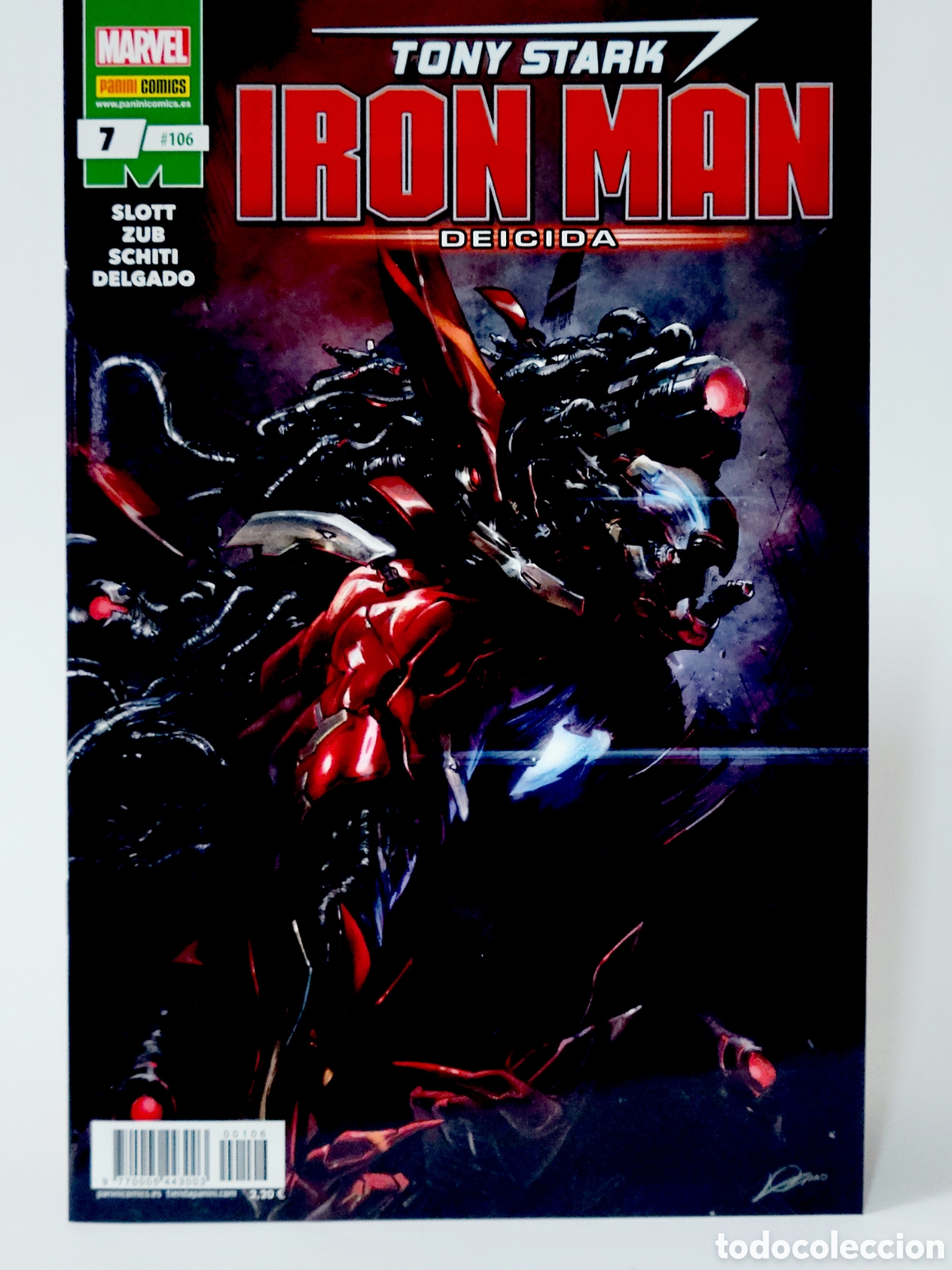 C&oacute;mics: C&Oacute;MIC INVENCIBLE IRON MAN 106 TONY STARK VOL.2 PANINI VOLUMEN MARVEL 7 GRAPA DE KIOSCO