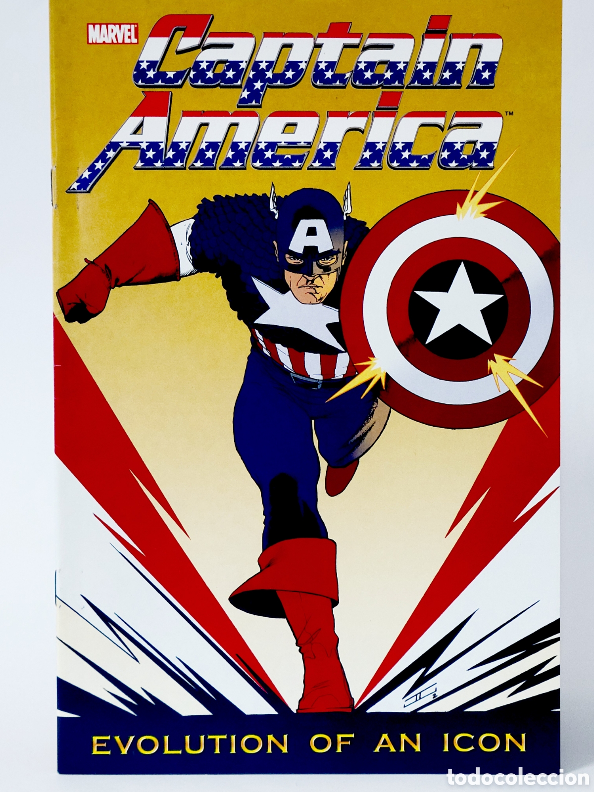 C&oacute;mics: C&Oacute;MIC CAPITAN AM&Eacute;RICA POSTER BOOK EVOLUTION OF AN ICON PANINI MARVEL GRAPA DE KIOSCO