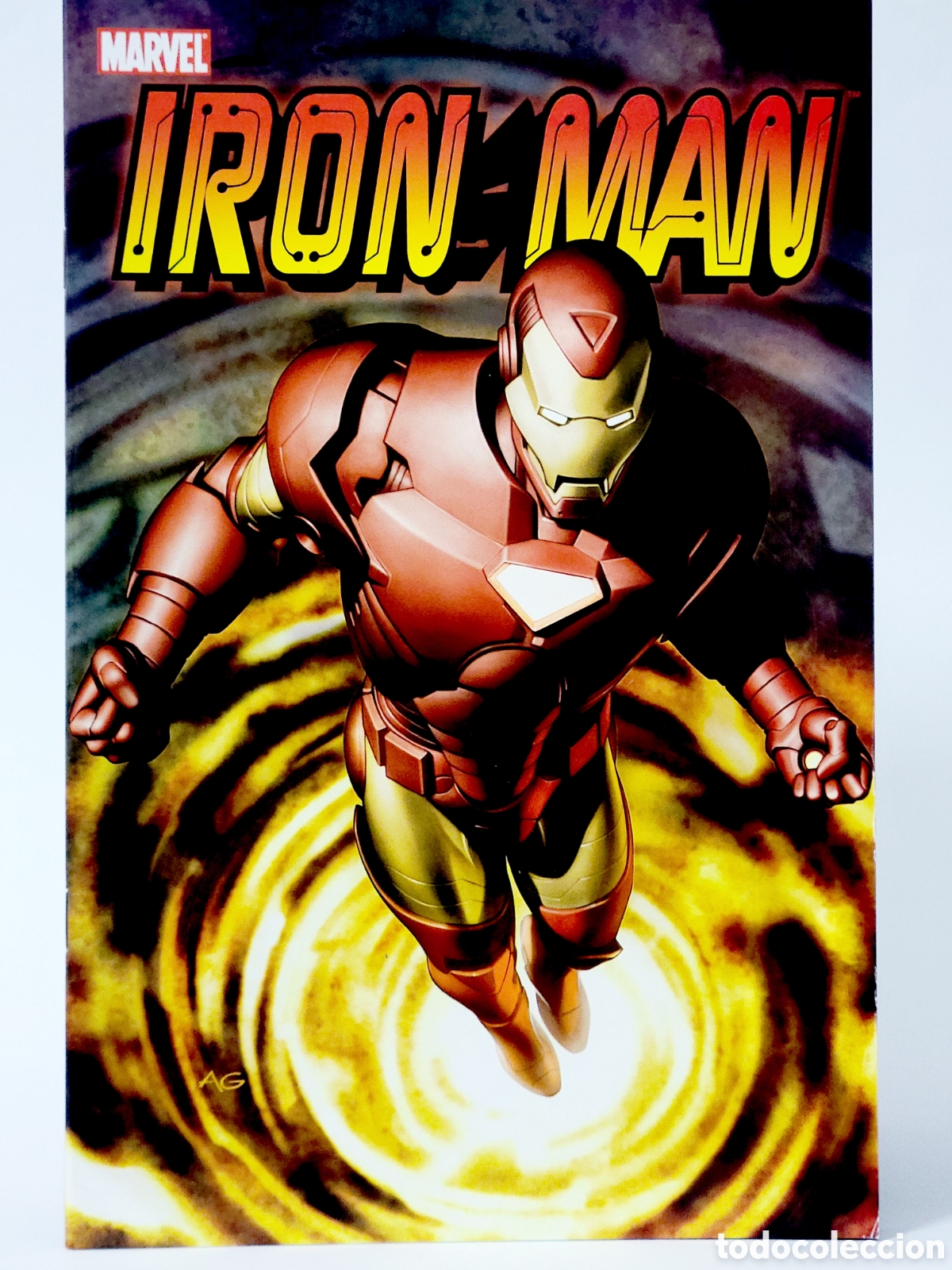 C&oacute;mics: C&Oacute;MIC IRON MAN POSTER BOOK EVOLUTION OF AN ICON PANINI MARVEL GRAPA DE KIOSCO - Foto 1
