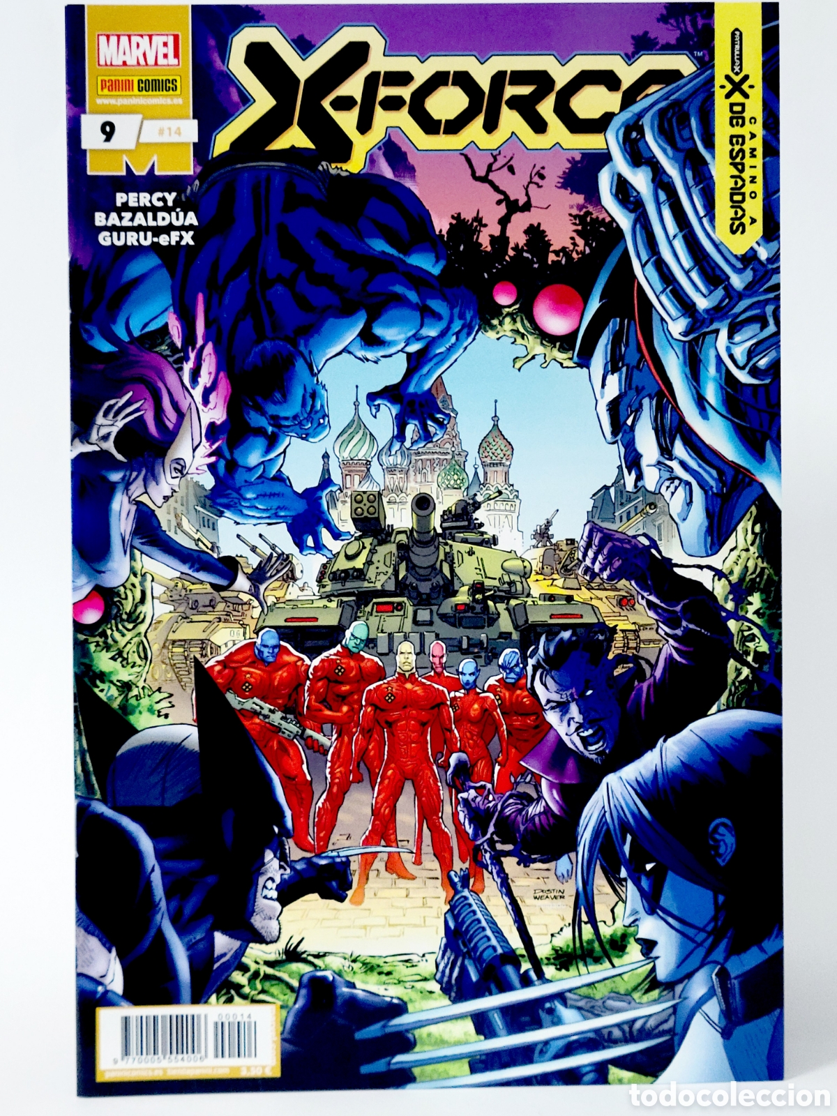 C&oacute;mics: C&Oacute;MIC X-FORCE 14 LA ESPADA CEREBRO PANINI VOLUMEN MARVEL 9 GRAPA DE KIOSCO
