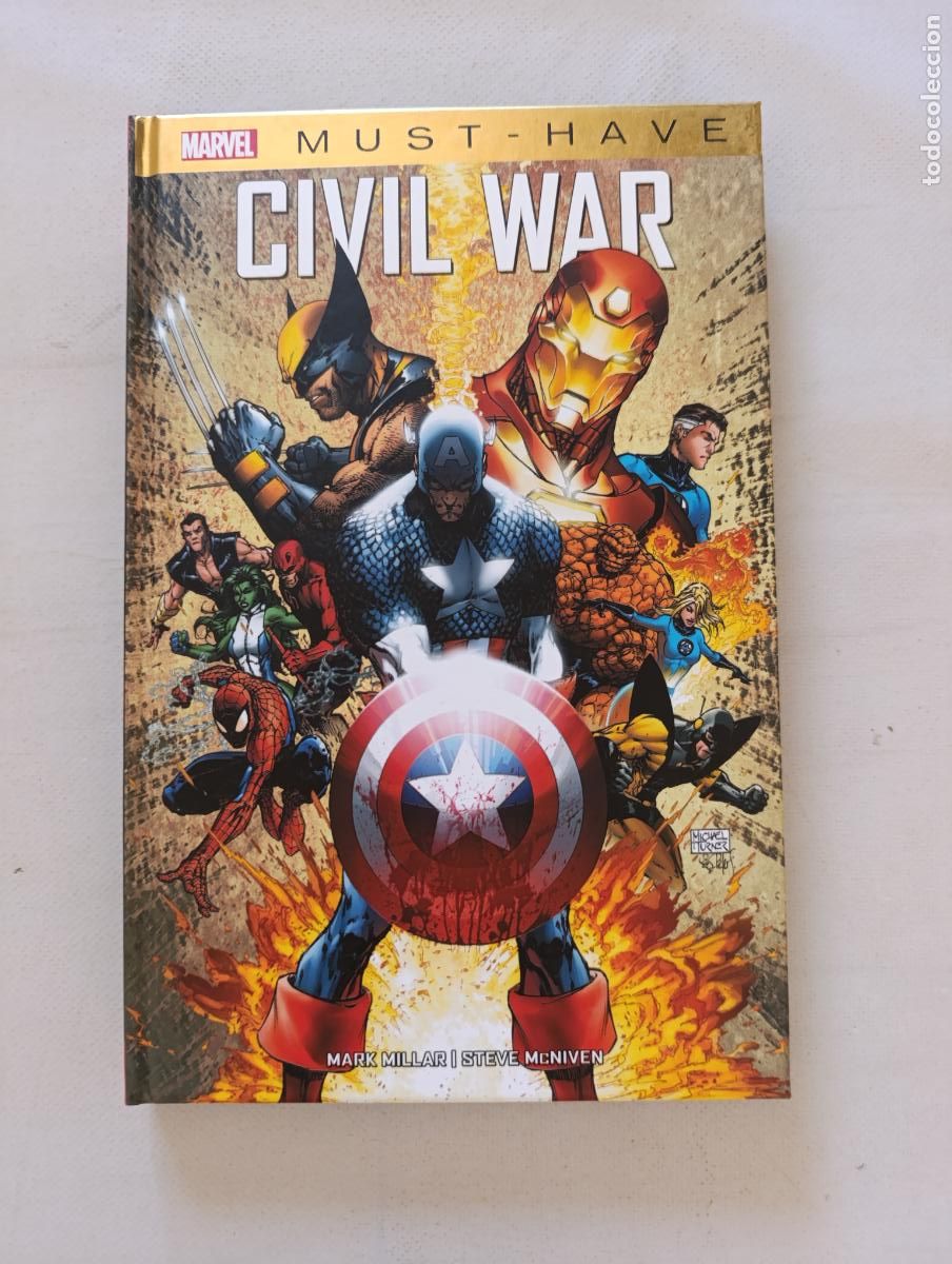 C&oacute;mics: CIVIL WAR - MARVEL MUST-HAVE - PANINI - TAPA DURA (8K)