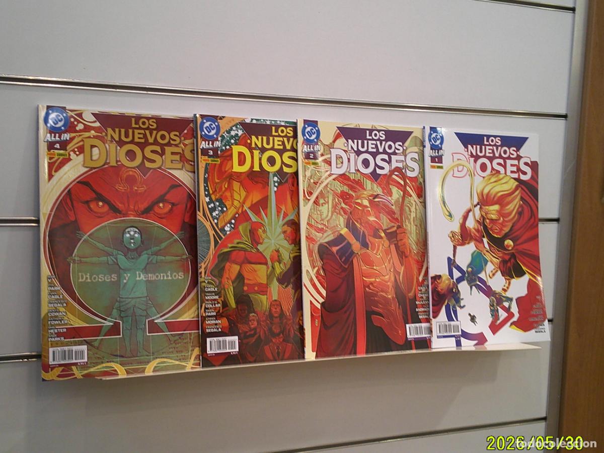 C&oacute;mics: ALL IN LOS NUEVOS DIOSES COMPLETA 4 TOMOS DC - PANINI OFERTA