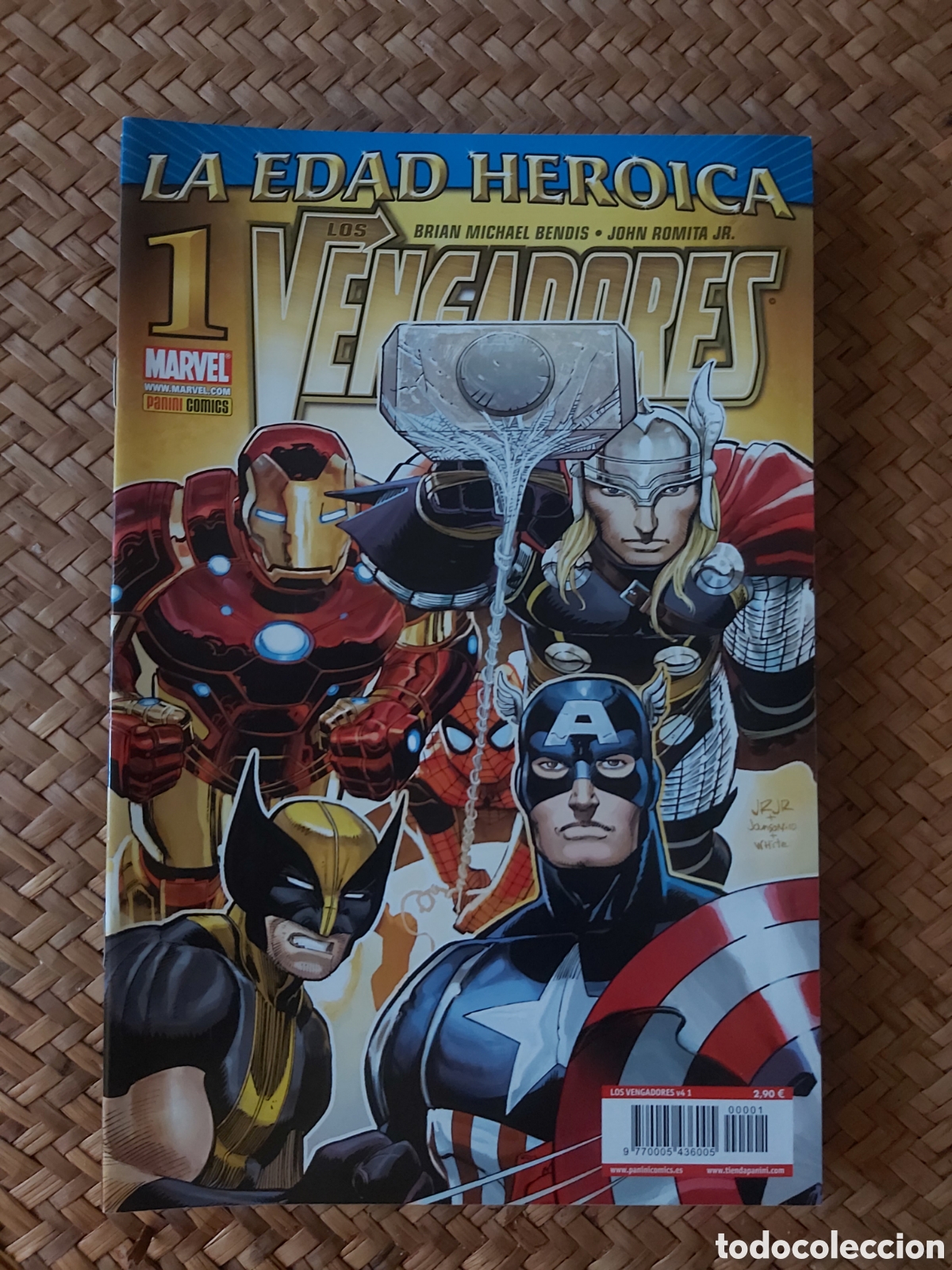 C&oacute;mics: LOS VENGADORES VOL. 4 N&deg; 1 AL 9. BENDIS Y ROMITA JR. MARVEL, PANINI 2011.