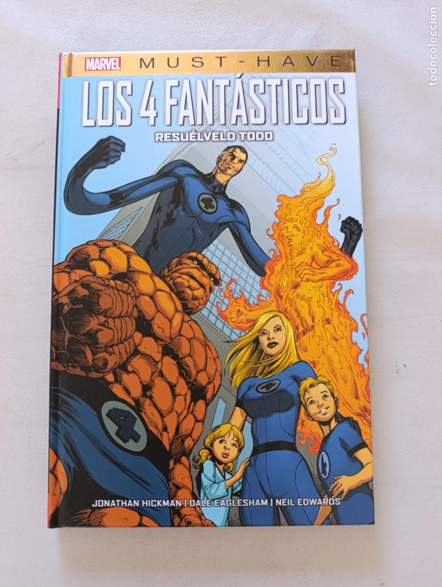 Comics: LOS 4 FANTASTICOS - RESUELVELO TODO - MARVEL MUST-HAVE - PANINI - TAPA DURA (356A)