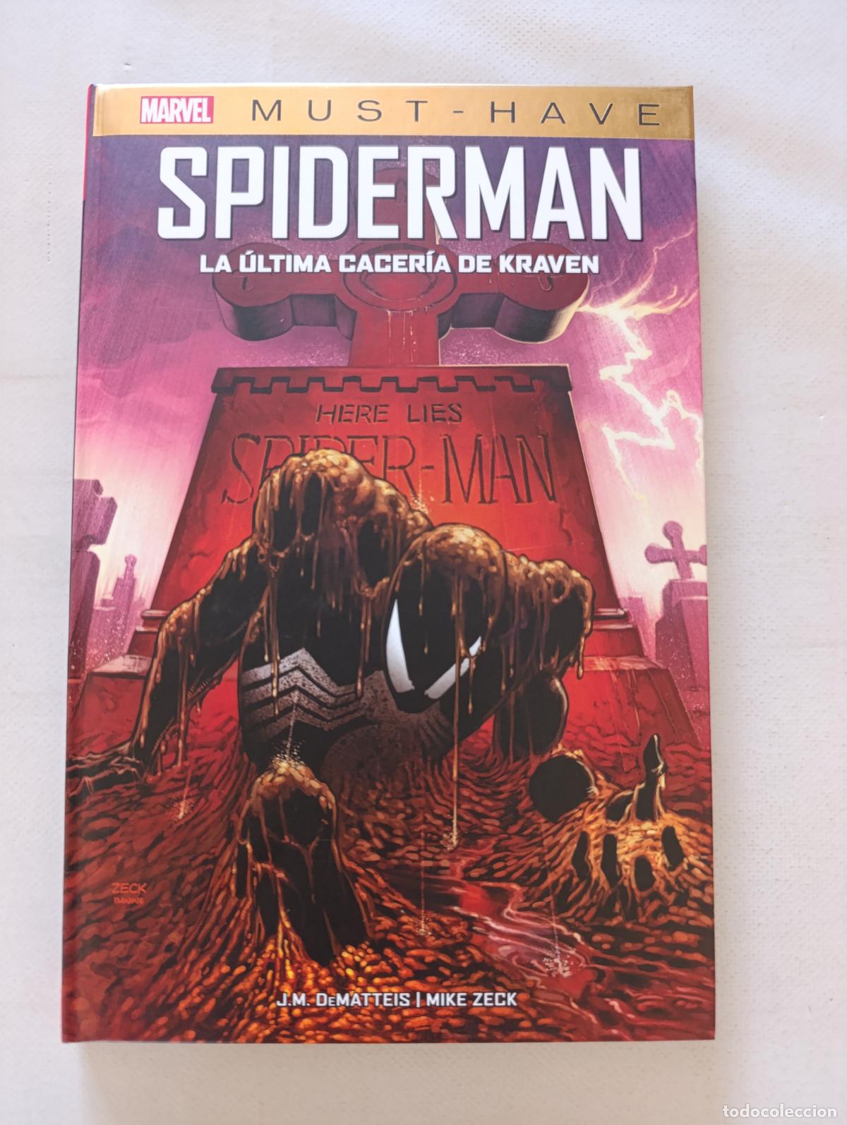 C&oacute;mics: SPIDERMAN - LA ULTIMA CACERIA DE KRAVEN - MARVEL MUST-HAVE - PANINI - TAPA DURA (366w)