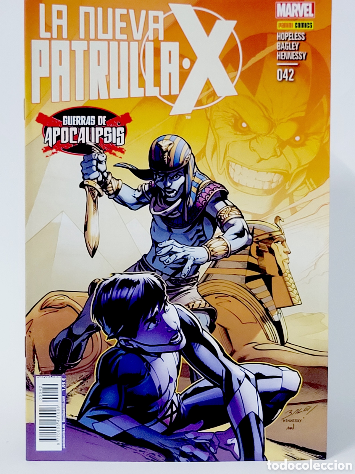 C&oacute;mics: C&Oacute;MIC LA NUEVA PATRULLA X 42 GUERRAS DE APOCALIPSIS PANINI MARVEL GRAPA DE KIOSCO
