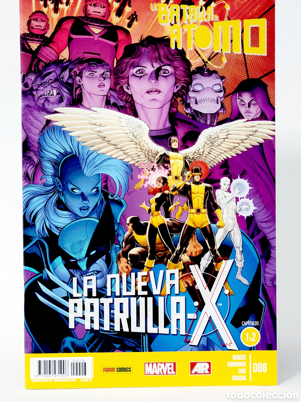 C&oacute;mics: C&Oacute;MIC LA NUEVA PATRULLA X 8 LA BATALLA DEL &Aacute;TOMO PANINI MARVEL GRAPA DE KIOSCO