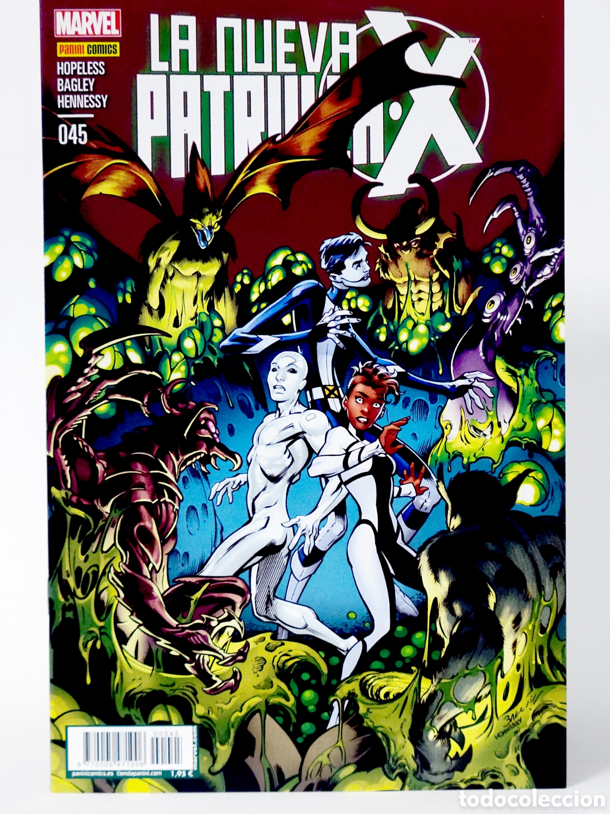 C&oacute;mics: C&Oacute;MIC LA NUEVA PATRULLA X 45 PANINI MARVEL GRAPA DE KIOSCO