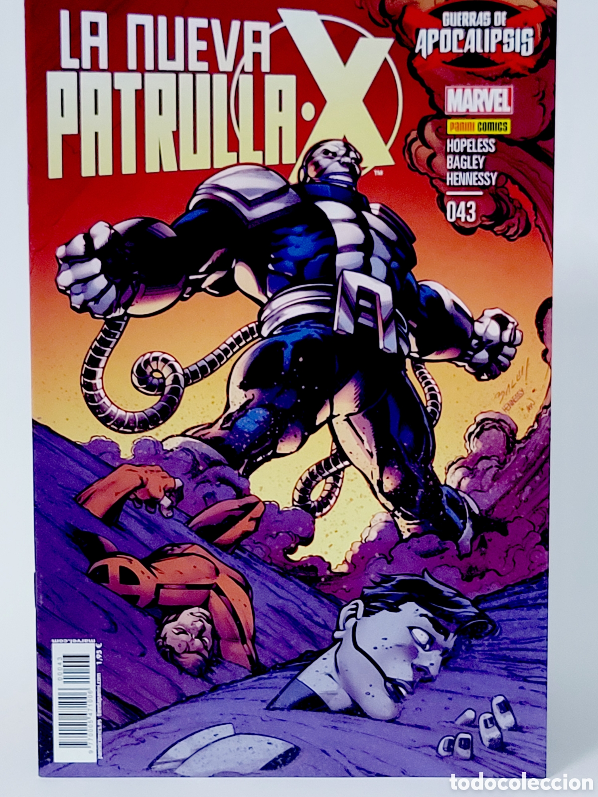 C&oacute;mics: C&Oacute;MIC LA NUEVA PATRULLA X 43 GUERRAS DE APOCALIPSIS PANINI MARVEL GRAPA DE KIOSCO