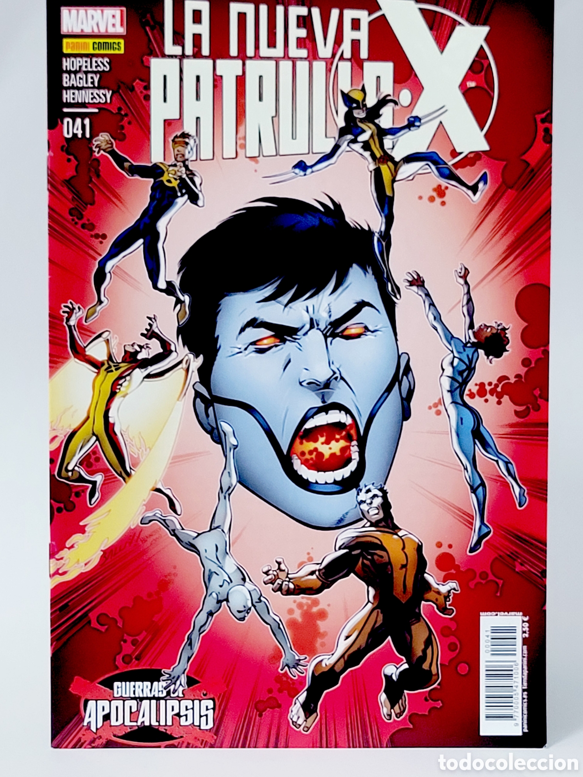C&oacute;mics: C&Oacute;MIC LA NUEVA PATRULLA X 41 GUERRAS DE APOCALIPSIS PANINI MARVEL GRAPA DE KIOSCO