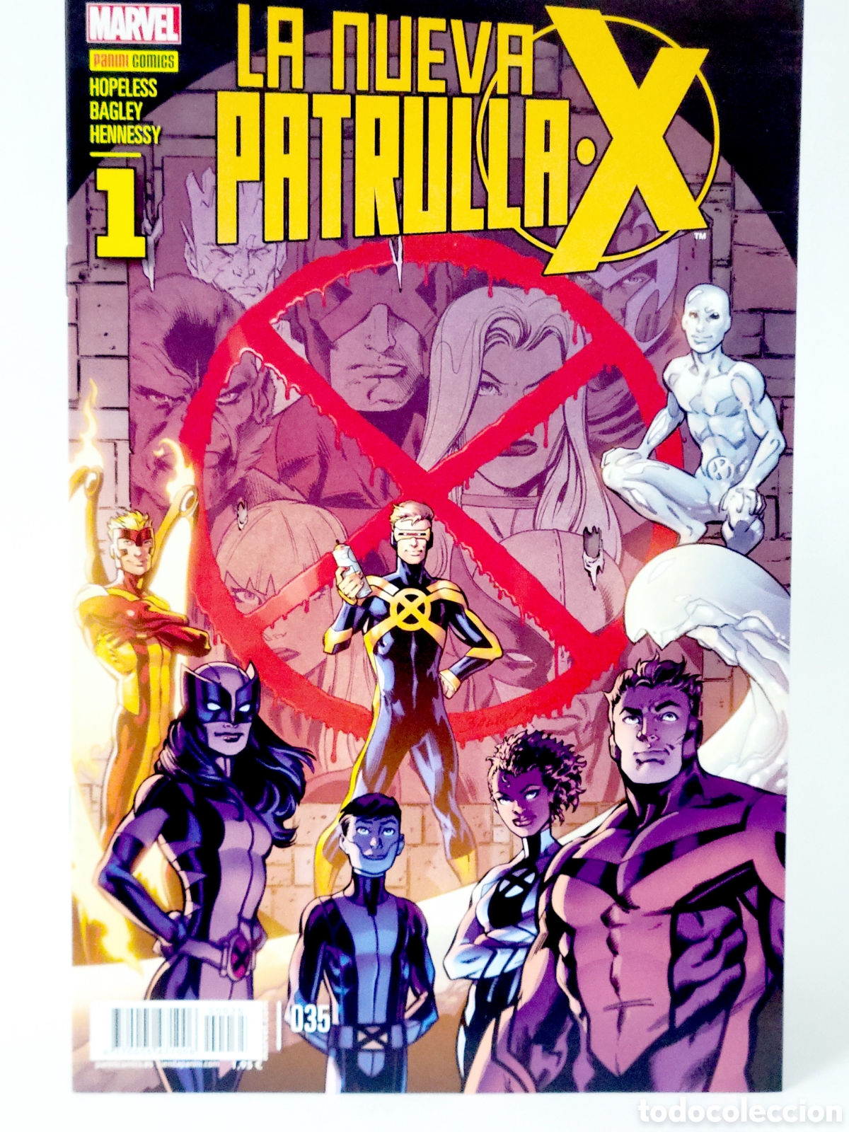 C&oacute;mics: C&Oacute;MIC LA NUEVA PATRULLA X 35 PANINI MARVEL GRAPA DE KIOSCO - Foto 1