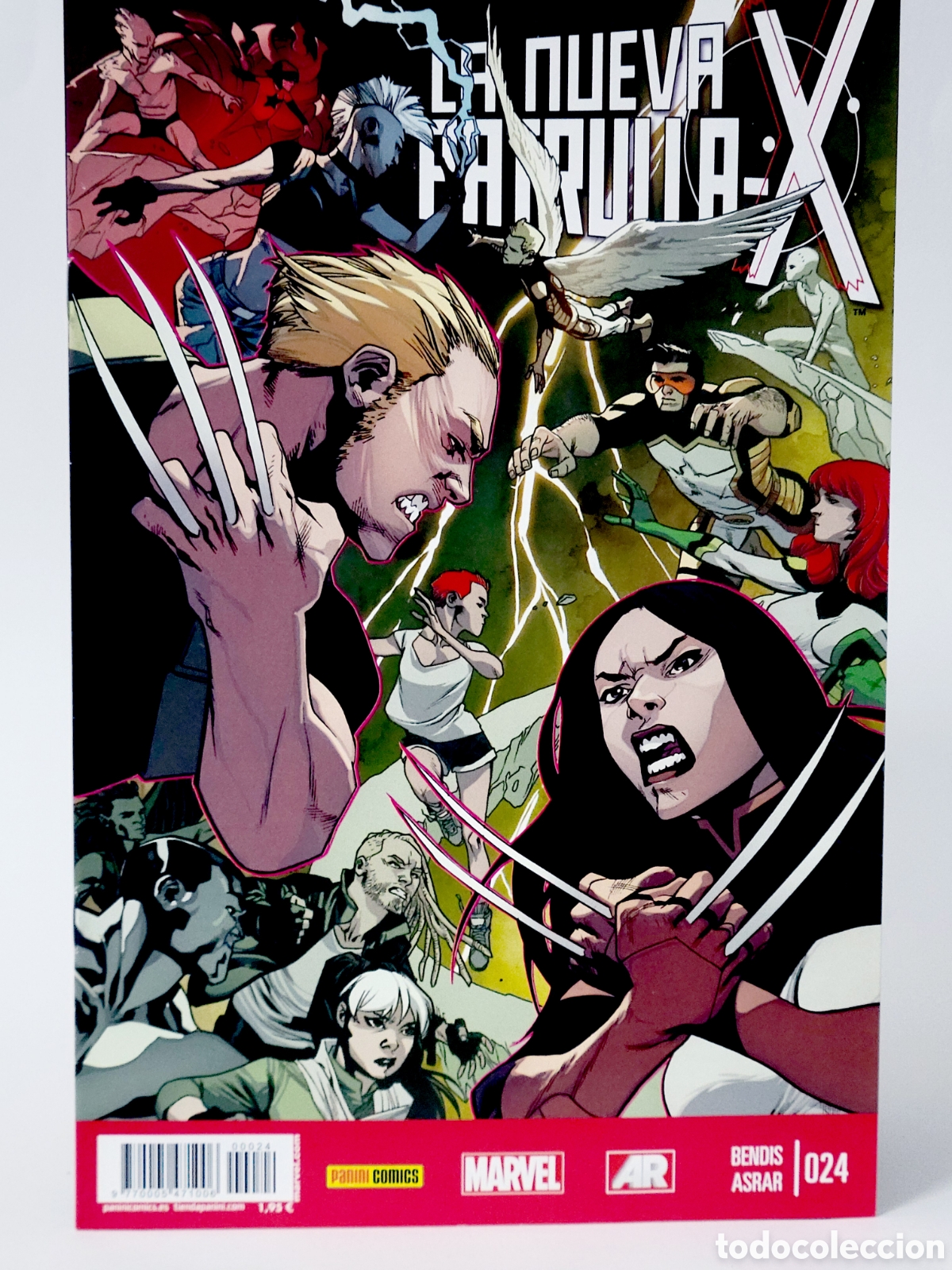 C&oacute;mics: C&Oacute;MIC LA NUEVA PATRULLA X 24 PANINI MARVEL GRAPA DE KIOSCO