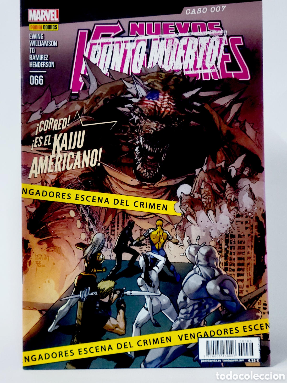 C&oacute;mics: C&Oacute;MIC NUEVOS VENGADORES 66 PUNTO MUERTO SAM WILSON ALFA PANINI MARVEL VOLUMEN GRAPA DE KIOSCO
