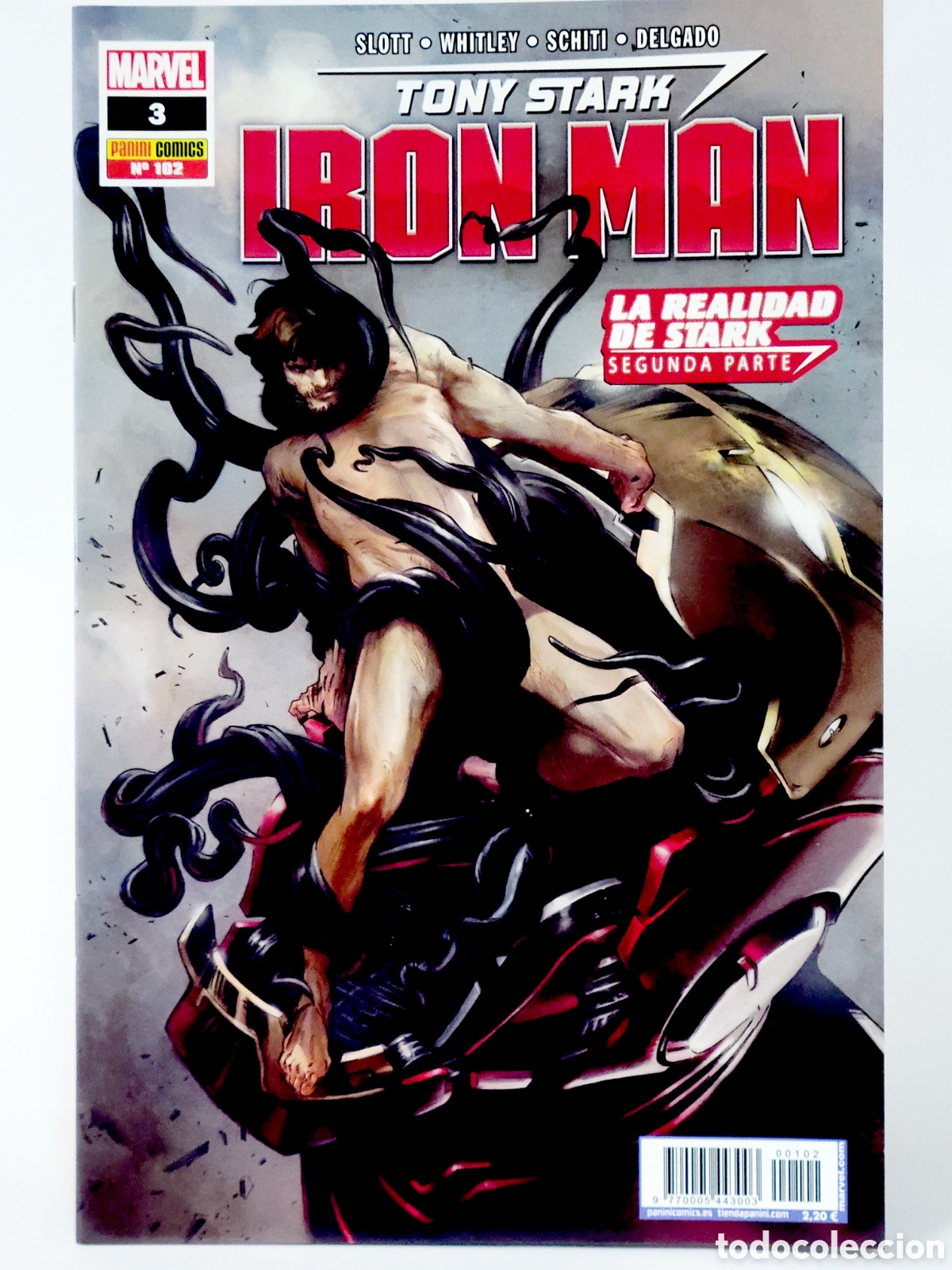 Fumetti: C&Oacute;MIC IRON MAN 102 TONY STARK PANINI MARVEL VOLUMEN GRAPA DE KIOSCO