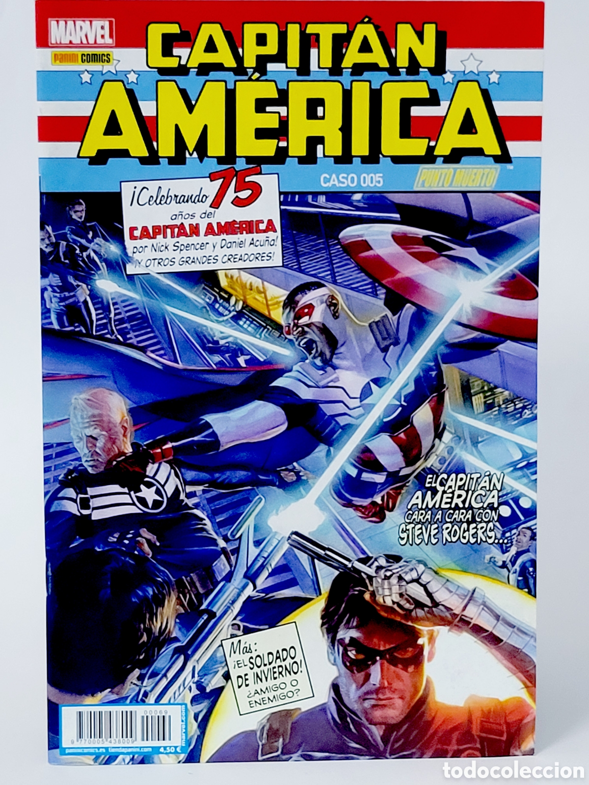 C&oacute;mics: C&Oacute;MIC CAPITAN AM&Eacute;RICA 69 PUNTO MUERTO VOL.8 PANINI MARVEL VOLUMEN GRAPA DE KIOSCO