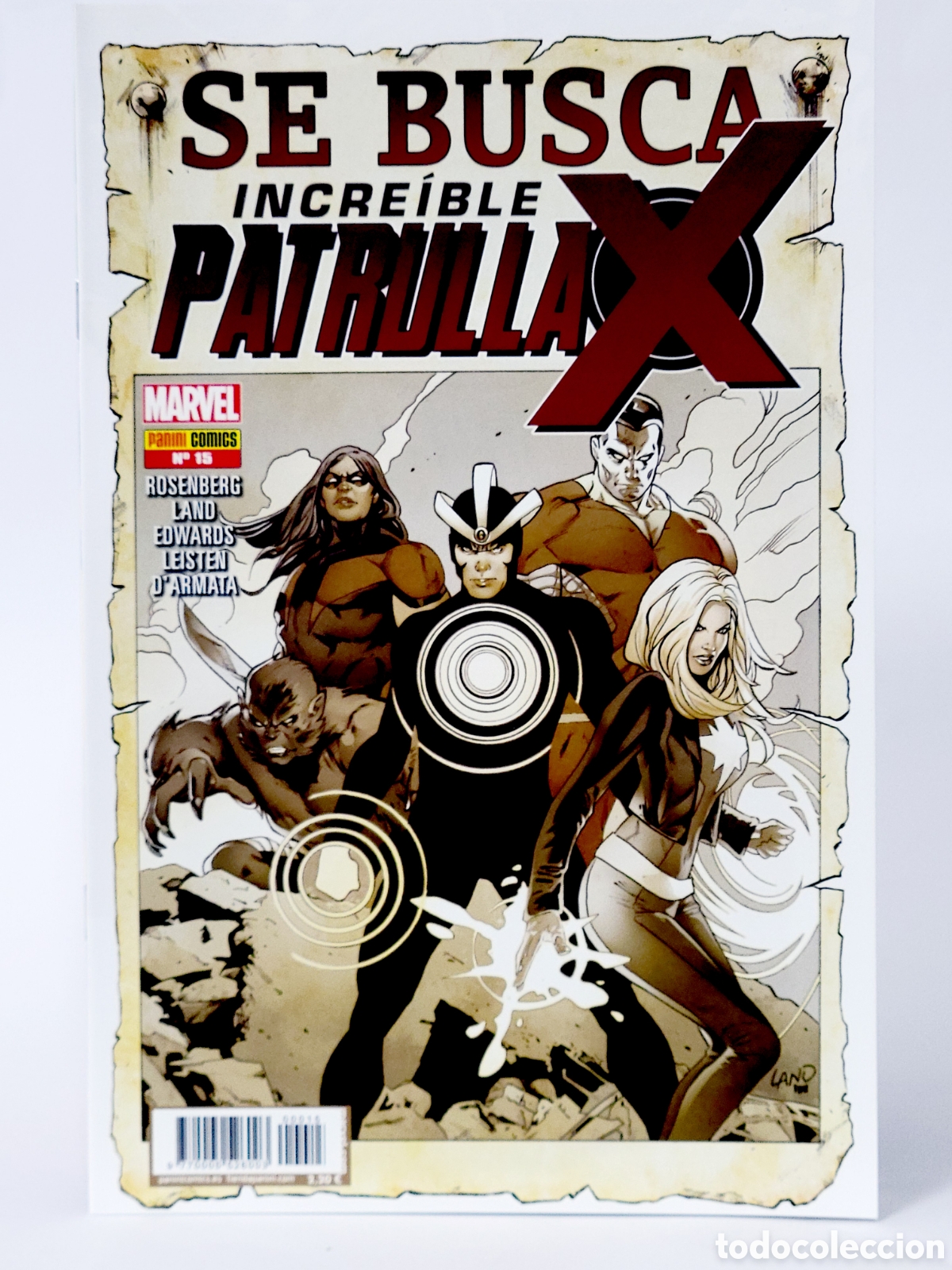 C&oacute;mics: C&Oacute;MIC INCRE&Iacute;BLE PATRULLA-X 15 PANINI MARVEL GRAPA DE KIOSCO - Foto 1
