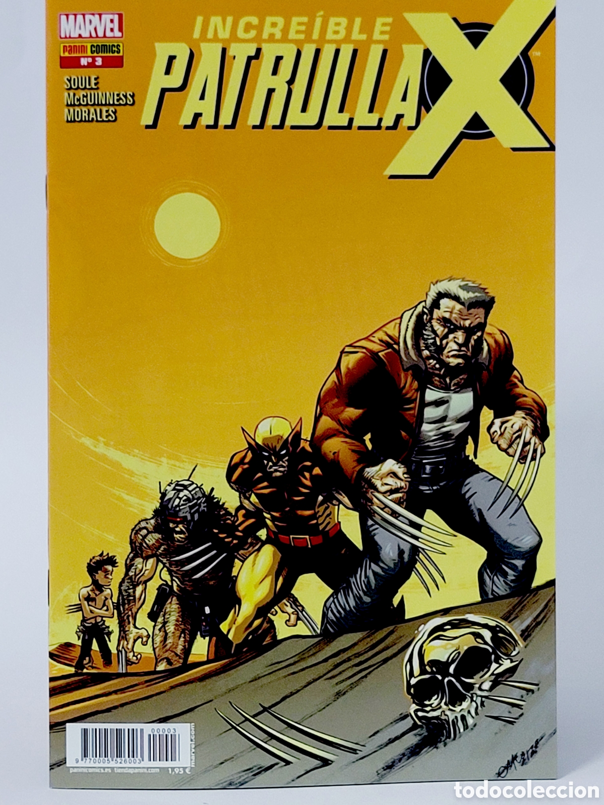 C&oacute;mics: C&Oacute;MIC INCRE&Iacute;BLE PATRULLA-X 3 PANINI MARVEL GRAPA DE KIOSCO - Foto 1