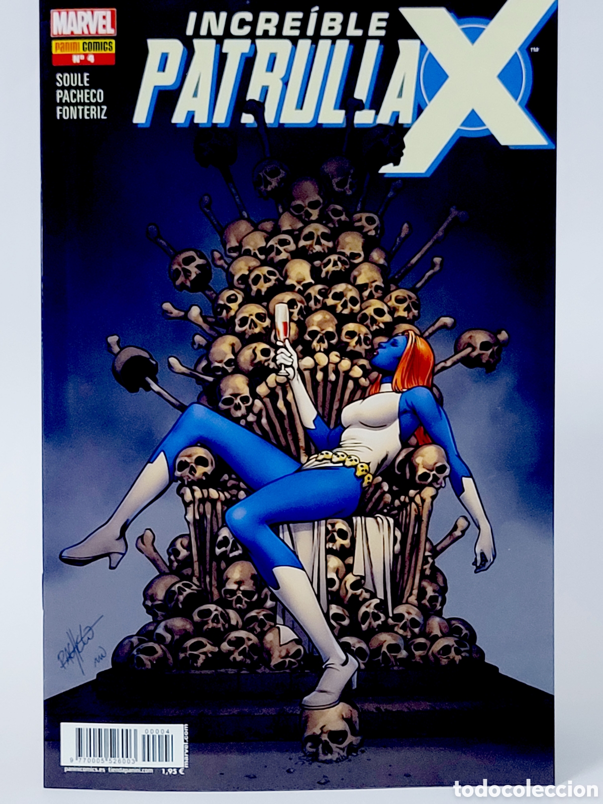 C&oacute;mics: C&Oacute;MIC INCRE&Iacute;BLE PATRULLA-X 4 PANINI MARVEL GRAPA DE KIOSCO