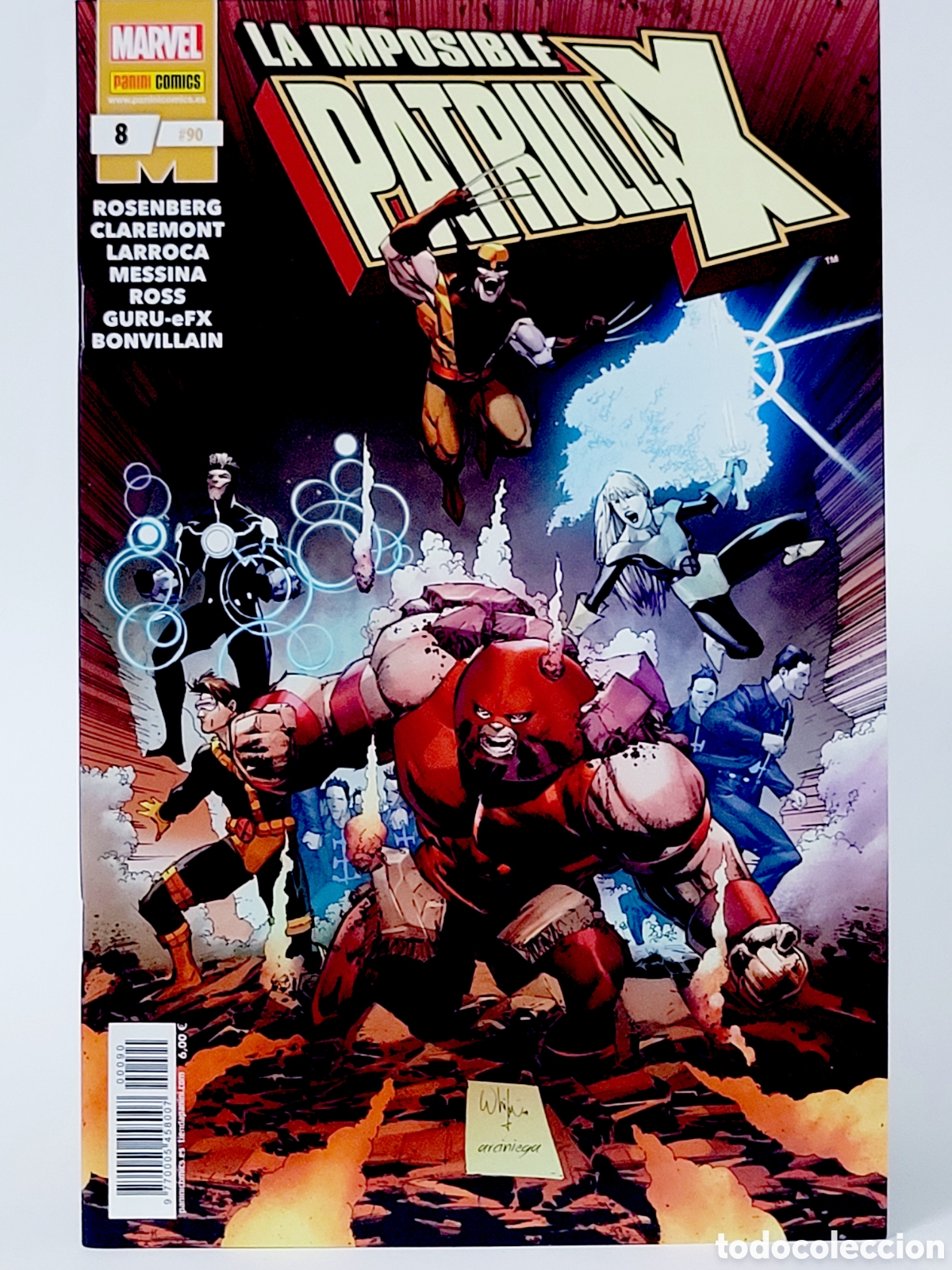 C&oacute;mics: C&Oacute;MIC LA IMPOSIBLE PATRULLA-X 90 PANINI MARVEL GRAPA DE KIOSCO