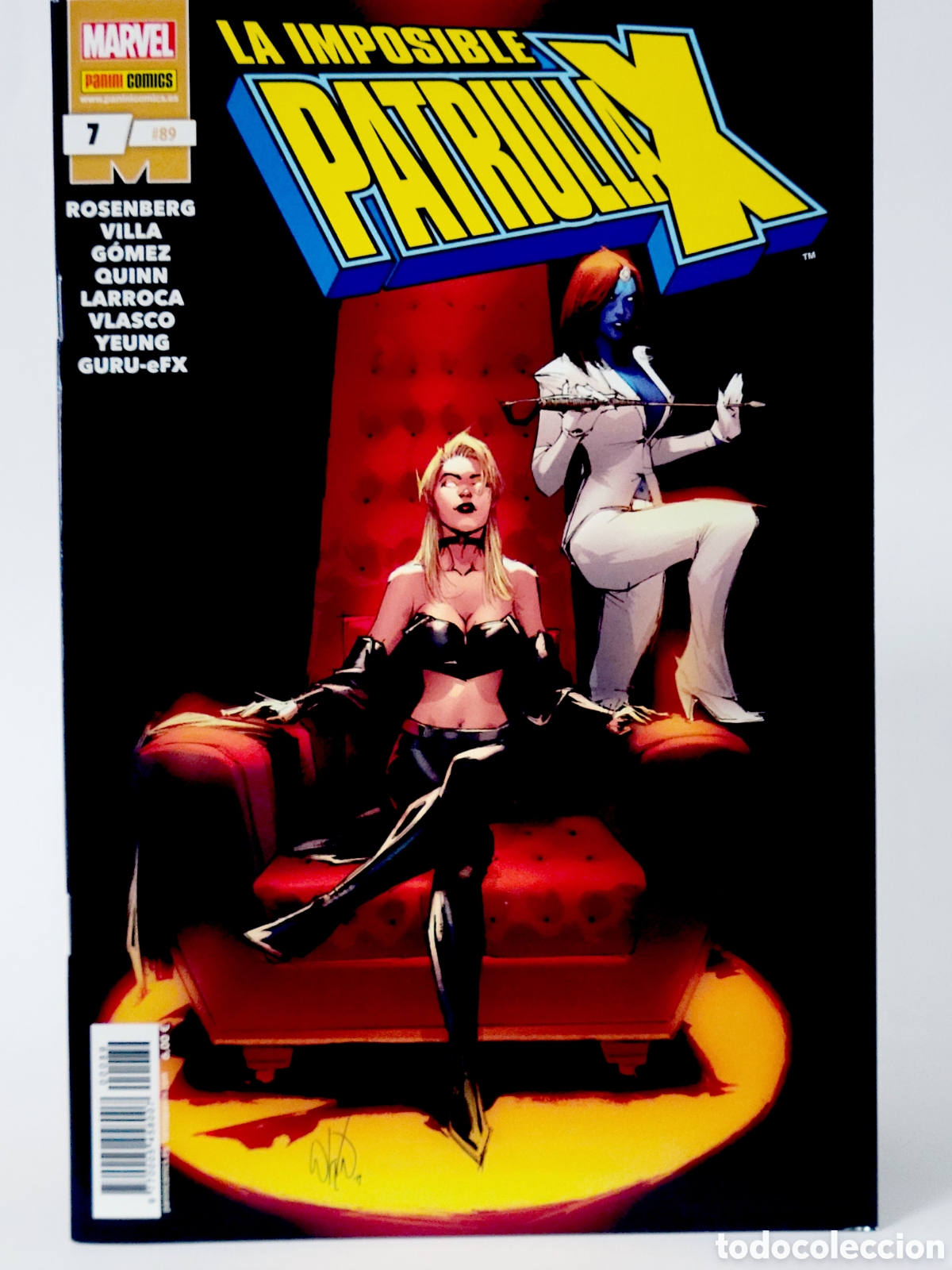 C&oacute;mics: C&Oacute;MIC LA IMPOSIBLE PATRULLA-X 89 PANINI MARVEL GRAPA DE KIOSCO