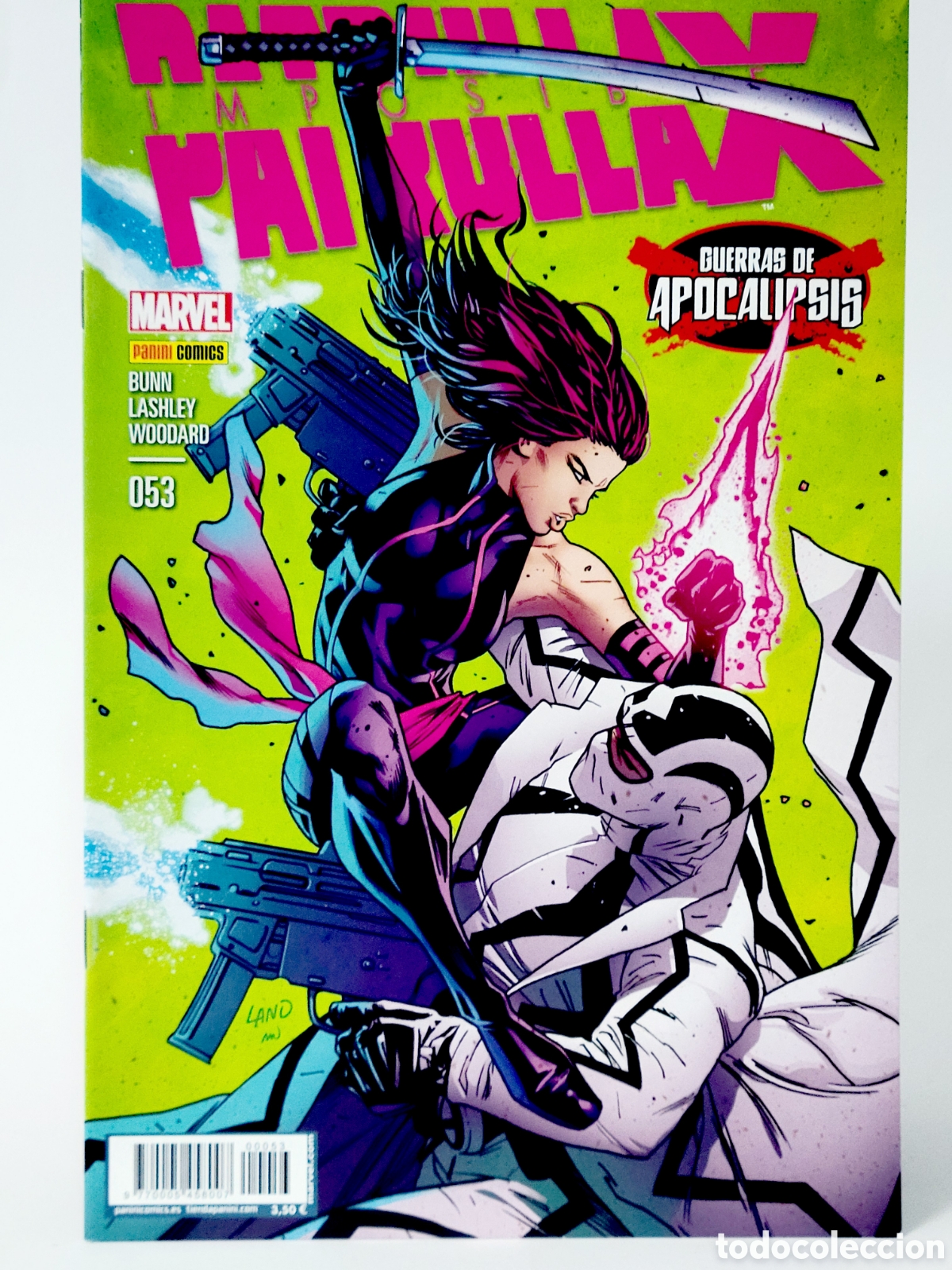 C&oacute;mics: C&Oacute;MIC LA IMPOSIBLE PATRULLA-X 53 PANINI MARVEL GRAPA DE KIOSCO
