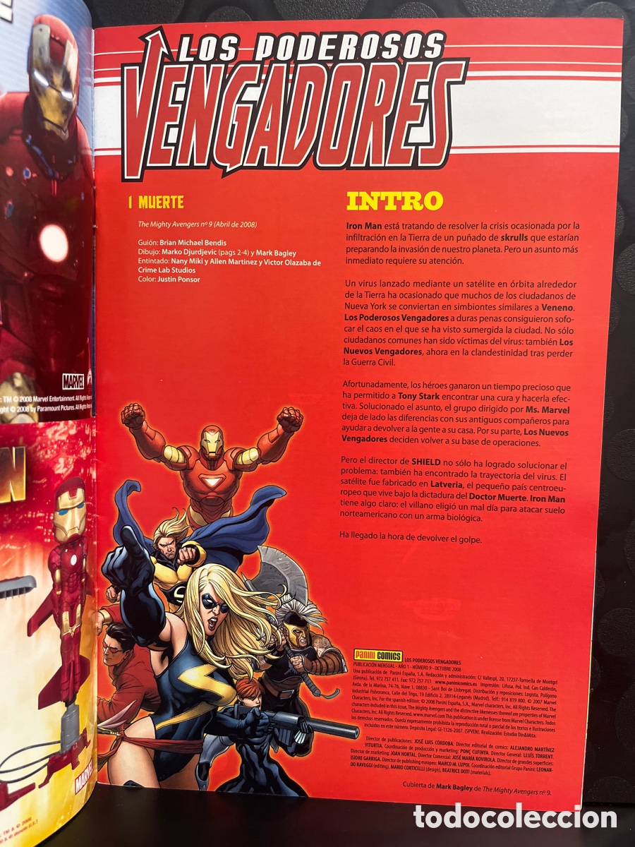C&oacute;mics: LOS PODEROSOS VENGADORES N.9 LA INICIATIVA ( 2008/2011 ) - Foto 3