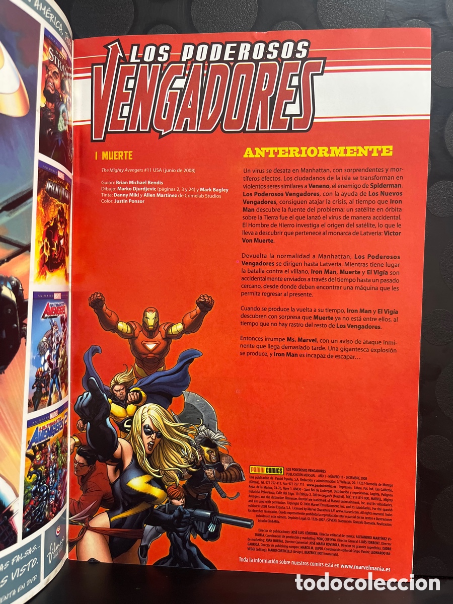 C&oacute;mics: LOS PODEROSOS VENGADORES N.11 LA INICIATIVA ( 2008/2011 ) - Foto 3