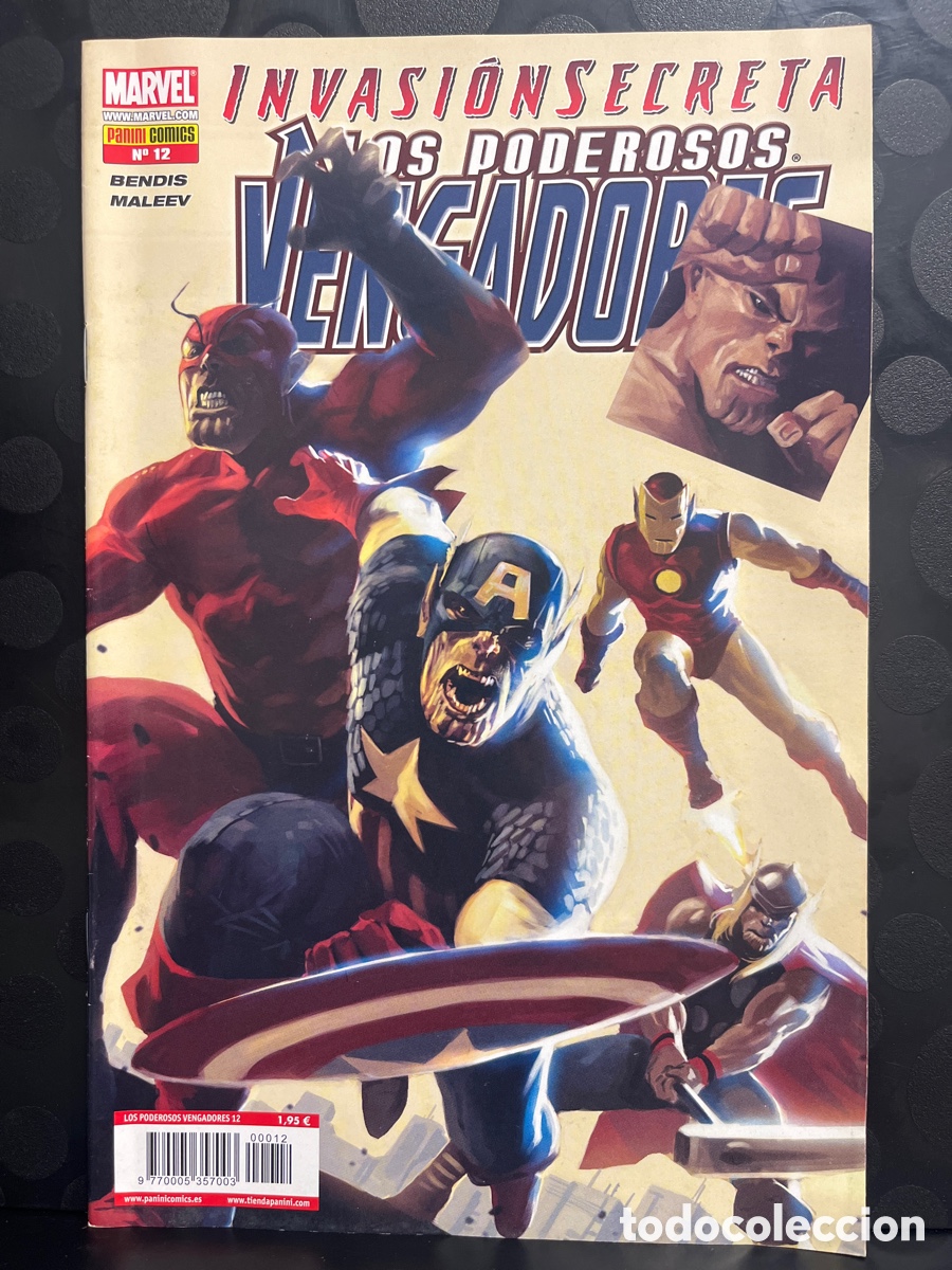 C&oacute;mics: LOS PODEROSOS VENGADORES N.12 INVASI&Oacute;N SECRETA ( 2008/2011 )