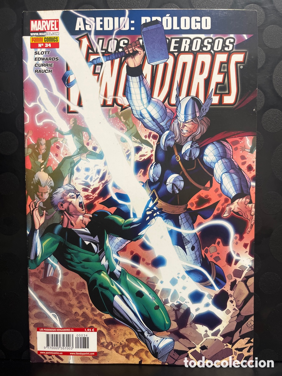 C&oacute;mics: LOS PODEROSOS VENGADORES N.34 ASEDIO ( 2008/2011 )