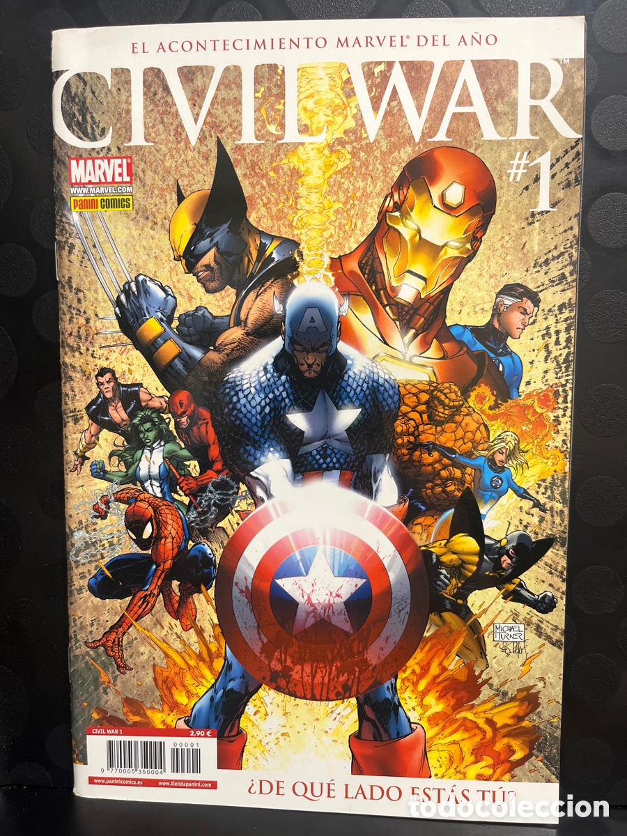 C&oacute;mics: CIVIL WAR N.1 EL ACONTECIMIENTO MARVEL DEL A&Ntilde;O ( 2007 )