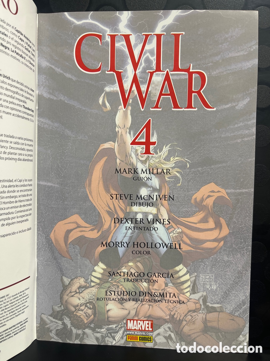 C&oacute;mics: CIVIL WAR N.4 EL ACONTECIMIENTO MARVEL DEL A&Ntilde;O ( 2007 ) - Foto 3