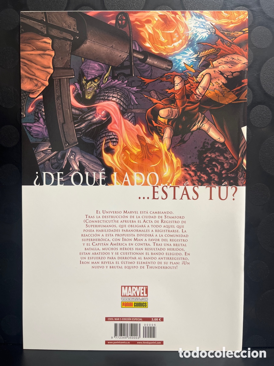 C&oacute;mics: CIVIL WAR N.5 EL ACONTECIMIENTO MARVEL DEL A&Ntilde;O ( 2007 ) - Foto 2