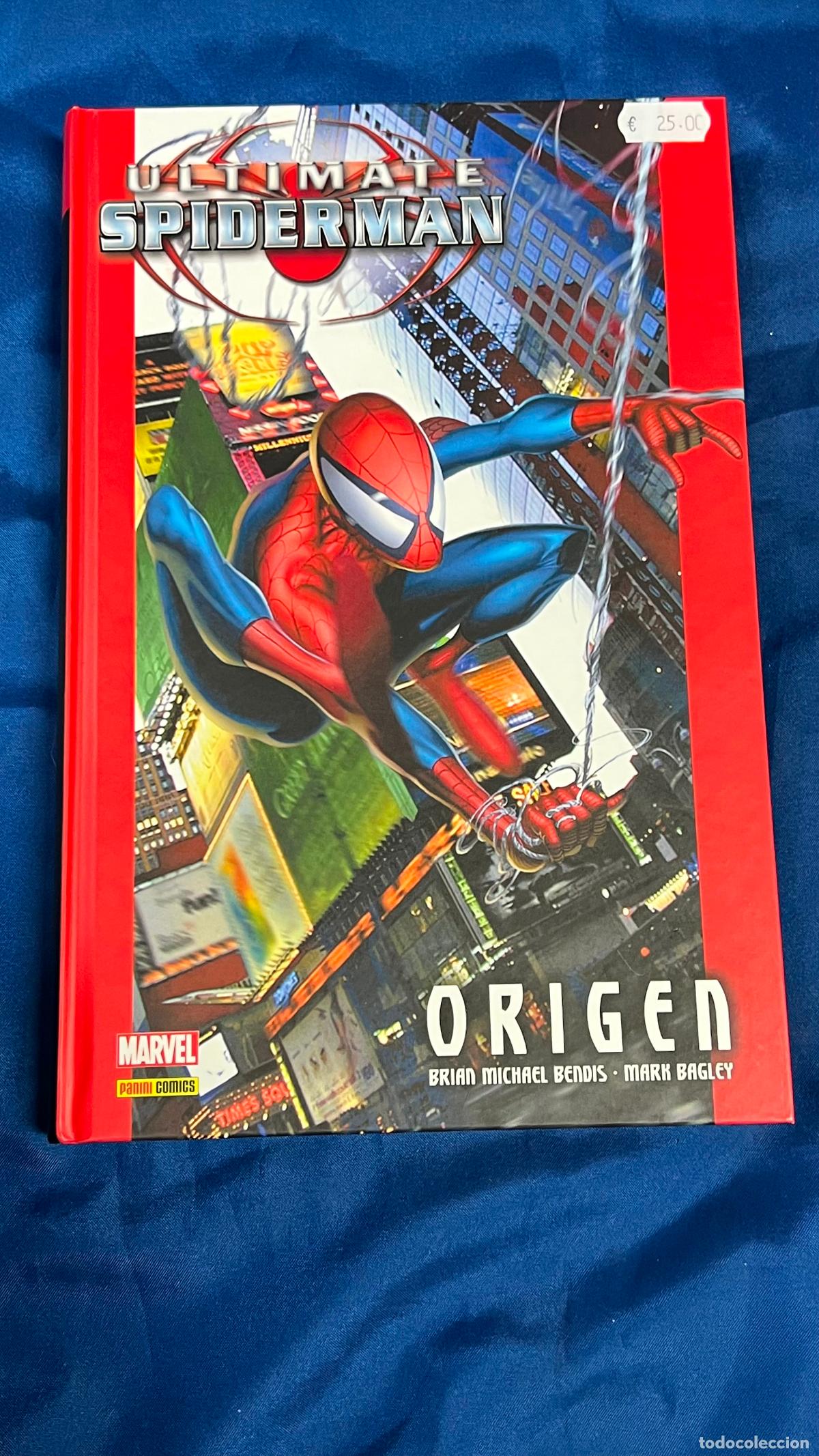 C&oacute;mics: ULTIMATE SPIDERMAN - &rdquo;ORIGEN&rdquo; - EDICI&Oacute;N PANINI COMICS - LAETAPA CULTO DE BENDIS Y BAGLEY - JOYA PARA