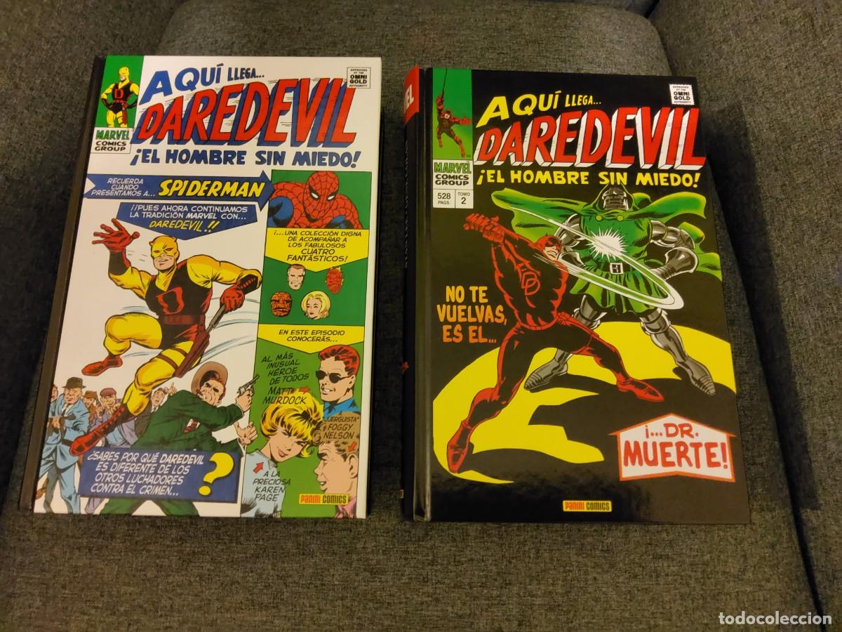 Fumetti: DAREDEVIL. INTEGRAL 1 Y 2. AQUI LLEGA DAREDEVIL + LA PRISI&Oacute;N VIVIENTE. OMNIGOLD. PANINI.