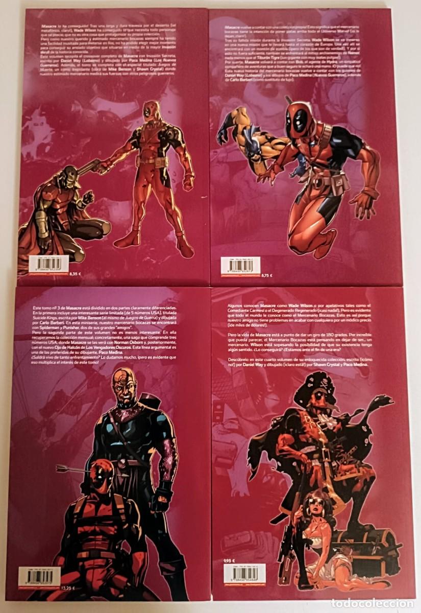 C&oacute;mics: Lote Masacre Daniel Way Tomos 1 al 4 Panini Marvel MINT - Foto 2