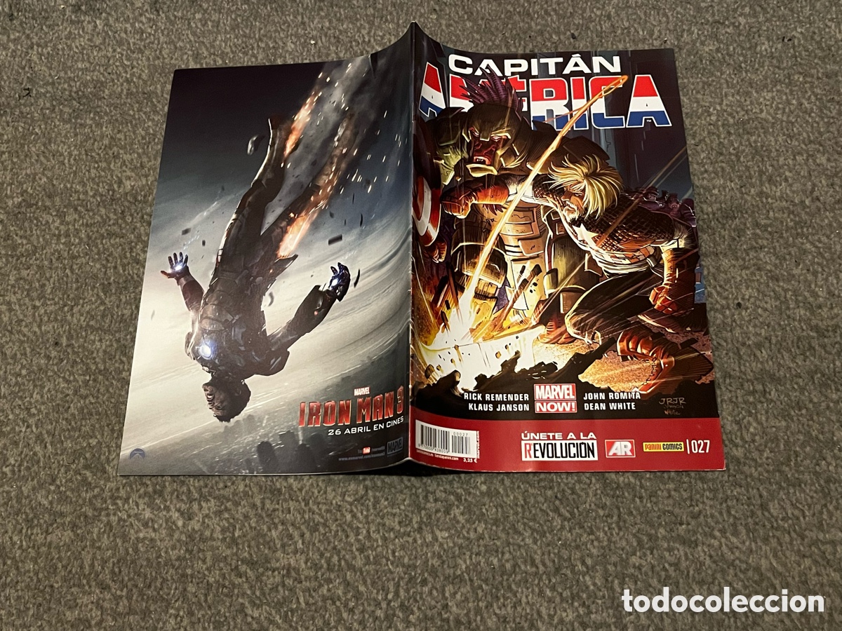 C&oacute;mics: CAPIT&Aacute;N AM&Eacute;RICA VOL.8. N&ordm; 27 / 027. Marvel Now! Panini Comics. Remender, Janson, Romita, Dean White