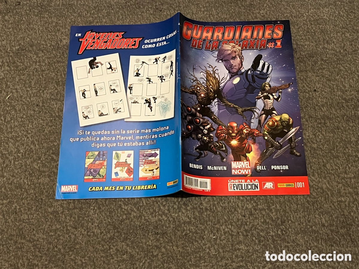 C&oacute;mics: GUARDIANES DE LA GALAXIA N&ordm; 1 / 001. Marvel Now! Panini Comics. Bendis, McNiven, Dell, Ponsor