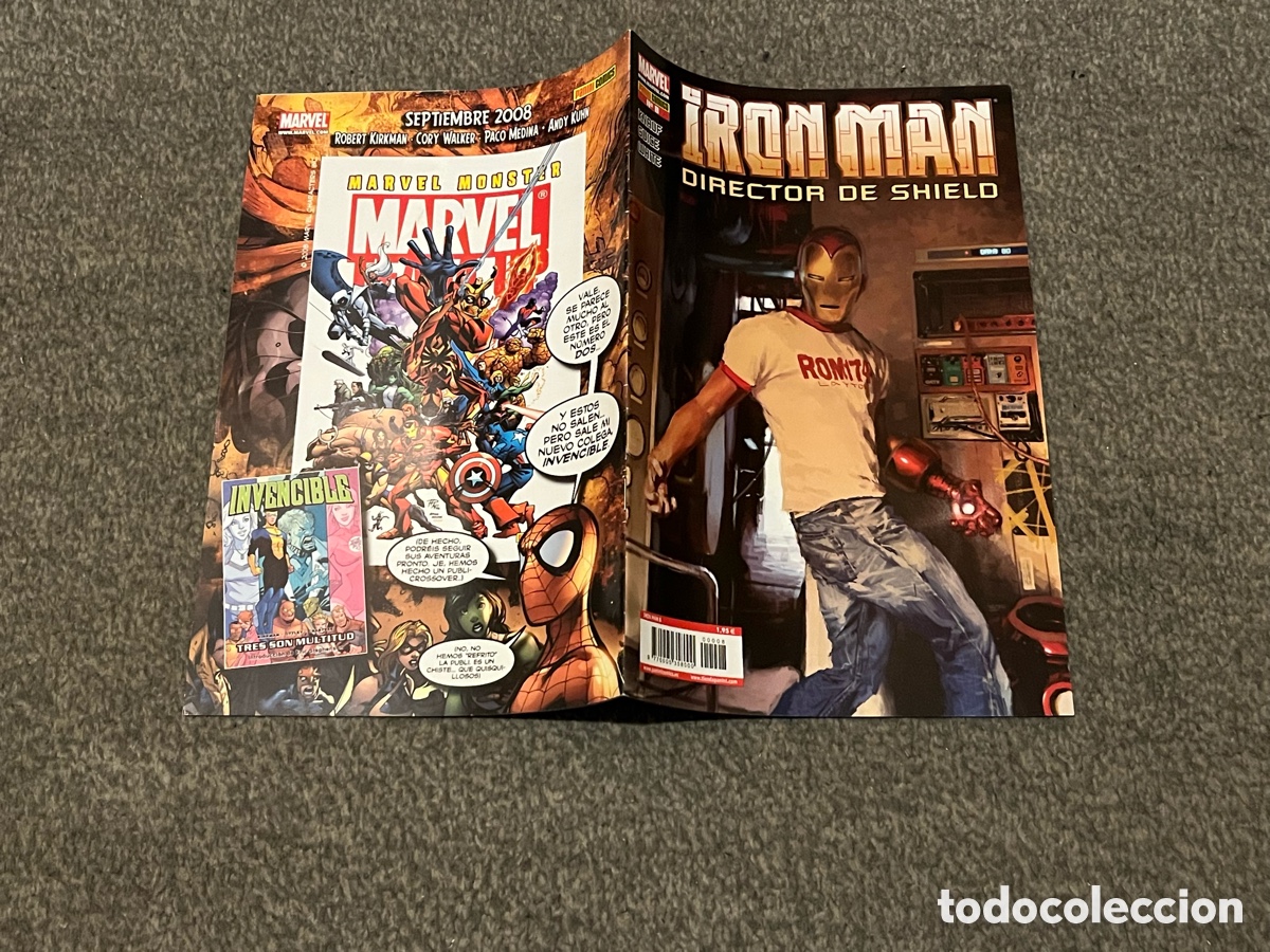 C&oacute;mics: IRON MAN: DIRECTOR DE SHIELD N&ordm; 8. Marvel. Panini Comics. Knauf, Guice, White