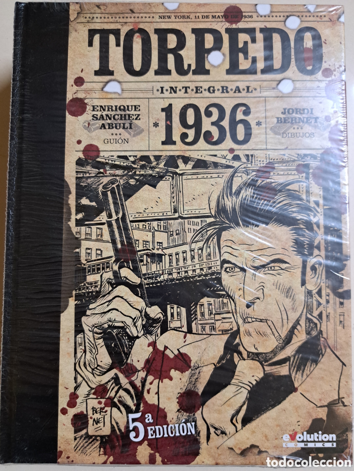 C&oacute;mics: Torpedo.1936 . Integral Evolution Comics. Bernet y Abul&iacute;. 5&ordm; Edici&oacute;n descatalogado precintado nuevo