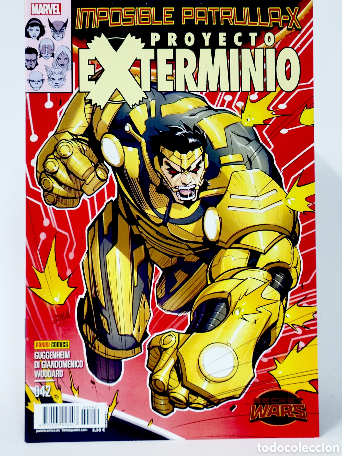 C&oacute;mics: C&Oacute;MIC LA IMPOSIBLE PATRULLA-X 42 EXTERMINIO PANINI MARVEL GRAPA DE KIOSCO