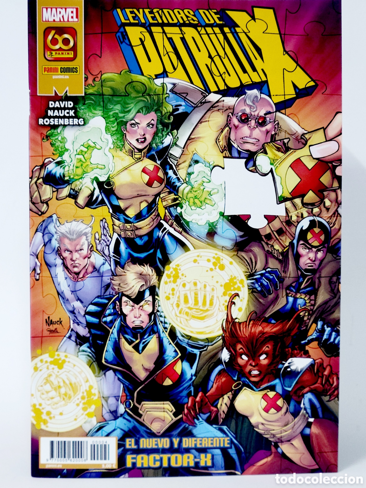 C&oacute;mics: C&Oacute;MIC LEYENDAS DE LA PATRULLA-X 4 PANINI MARVEL GRAPA DE KIOSCO - Foto 1