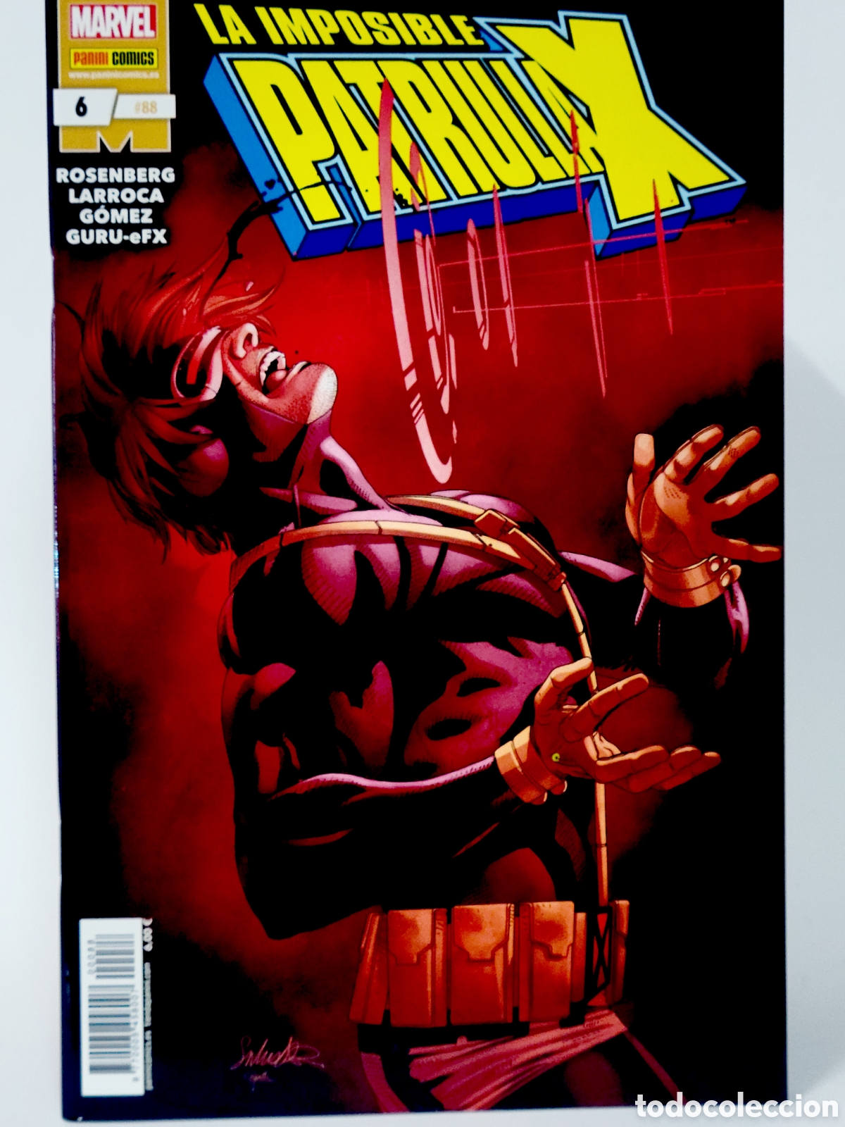 C&oacute;mics: C&Oacute;MIC LA IMPOSIBLE PATRULLA-X 88 PANINI MARVEL 6 GRAPA DE KIOSCO