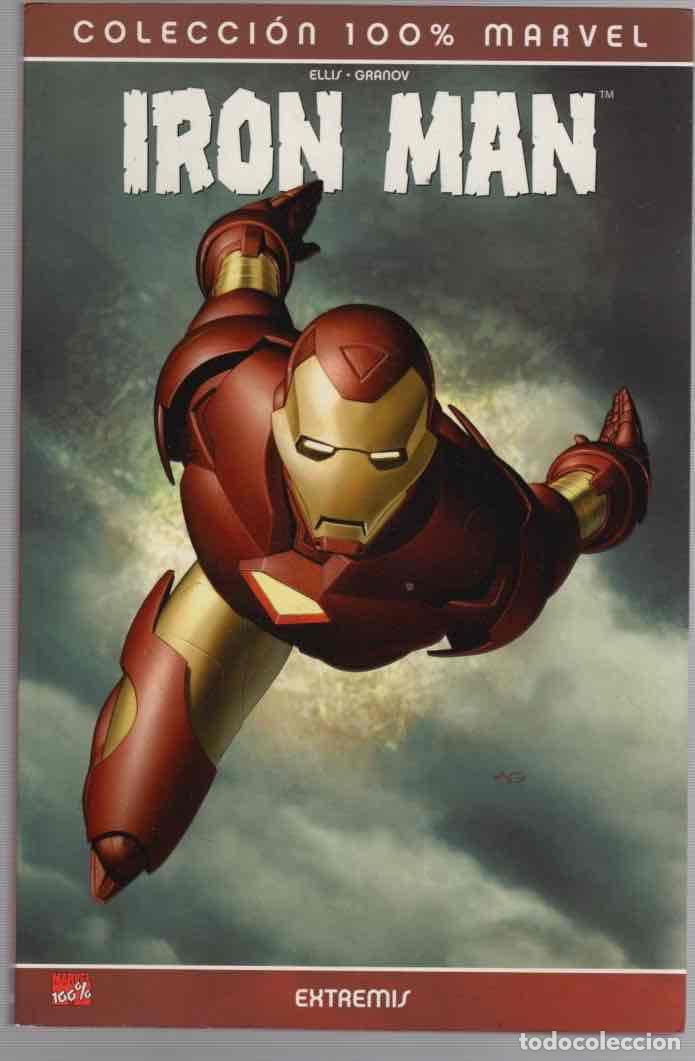 C&oacute;mics: IRON MAN EXTREMIS. ELLIS - GRANOV. MARVEL PANINI. A&Ntilde;O 2006