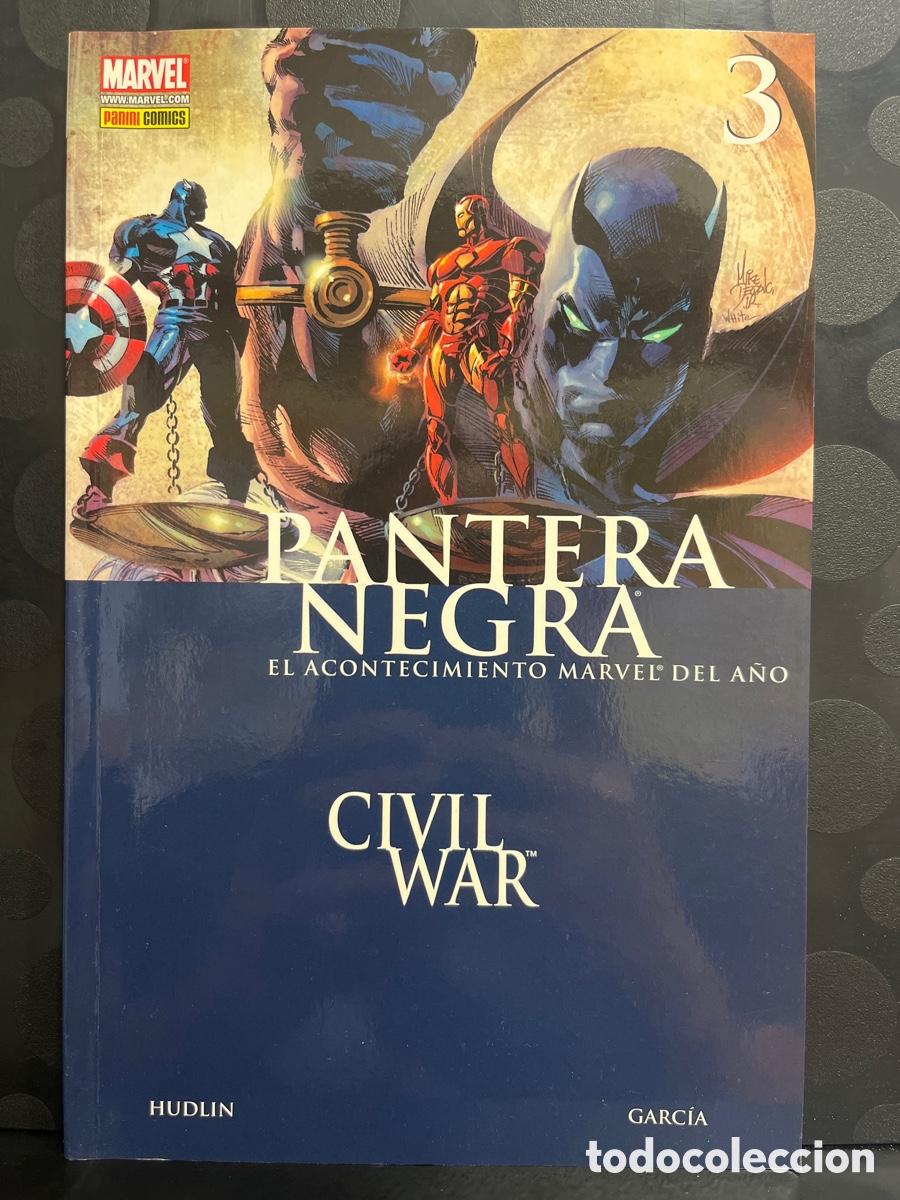 C&oacute;mics: PANTERA NEGRA VOL.1 N.3 CIVIL WAR : GIRA MUNDIAL ( 2007/2009 )