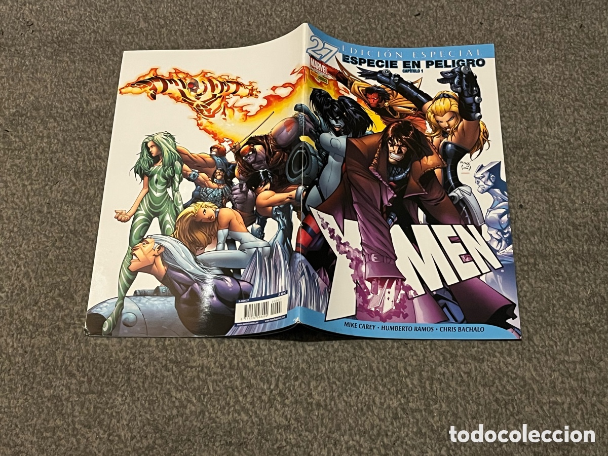 C&oacute;mics: X-MEN Edici&oacute;n Especial N&ordm; 27. Especie en peligro cap.1. Marvel. Panini Comics. Carey, Ramos, Bachalo