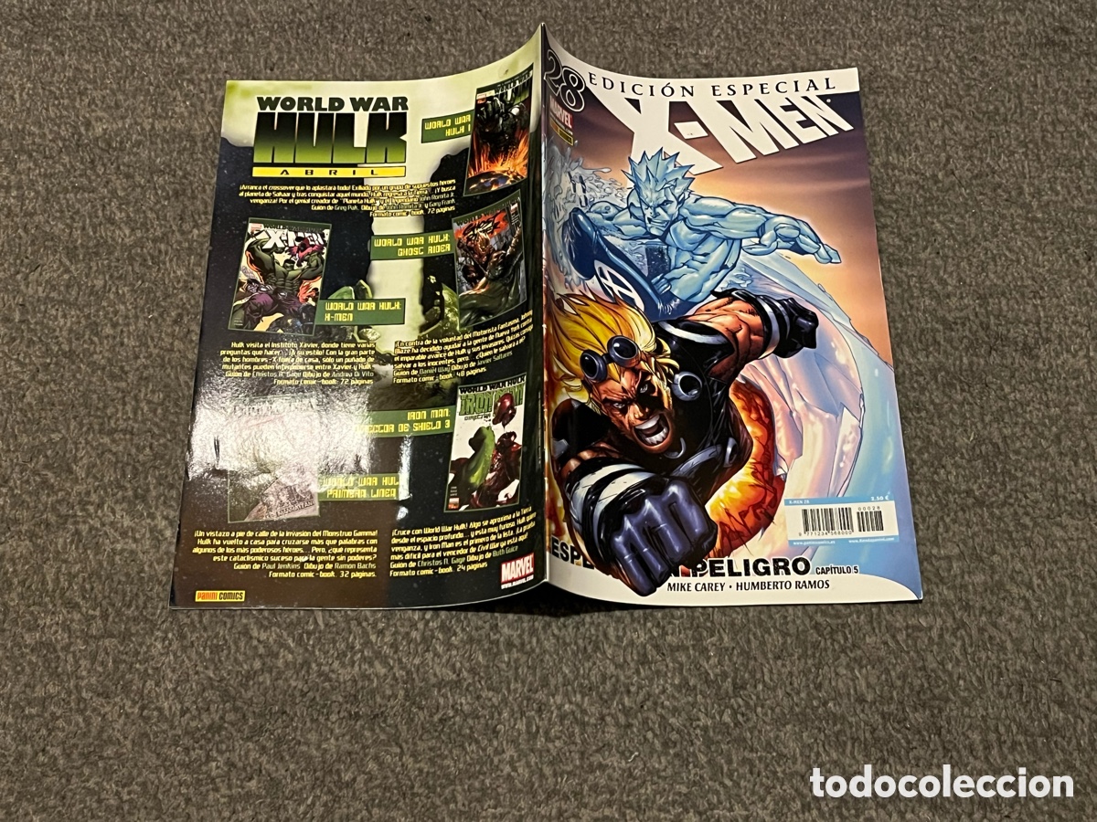 C&oacute;mics: X-MEN Edici&oacute;n Especial N&ordm; 28. Especie en peligro (cap&iacute;tulo 5). Marvel. Panini Comics. Carey, Ramos