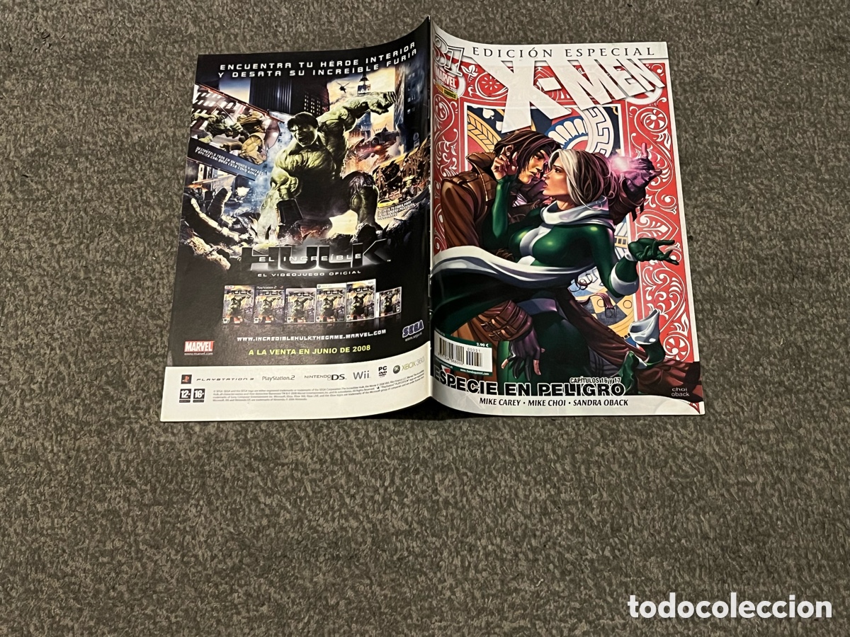 C&oacute;mics: X-MEN Edici&oacute;n Especial N&ordm; 31. Especie en peligro(caps 16y17). Marvel. Panini Comics.Carey Choi Oback