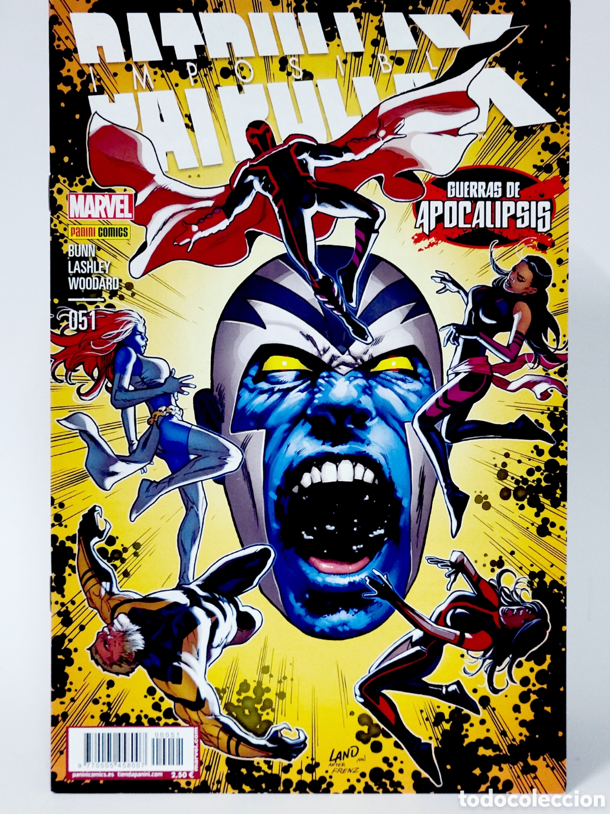 C&oacute;mics: C&Oacute;MIC LA IMPOSIBLE PATRULLA-X 51 PANINI MARVEL GRAPA DE KIOSCO - Foto 1