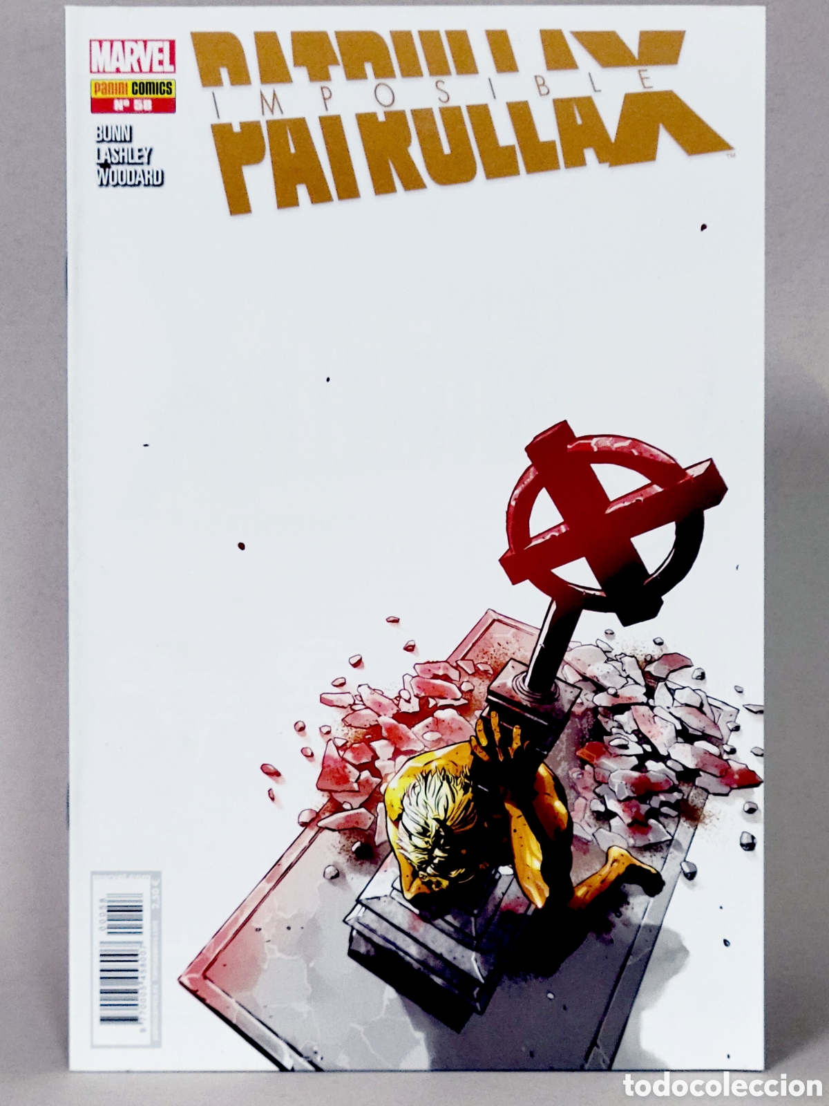 C&oacute;mics: C&Oacute;MIC LA IMPOSIBLE PATRULLA-X 58 PANINI MARVEL GRAPA DE KIOSCO - Foto 1
