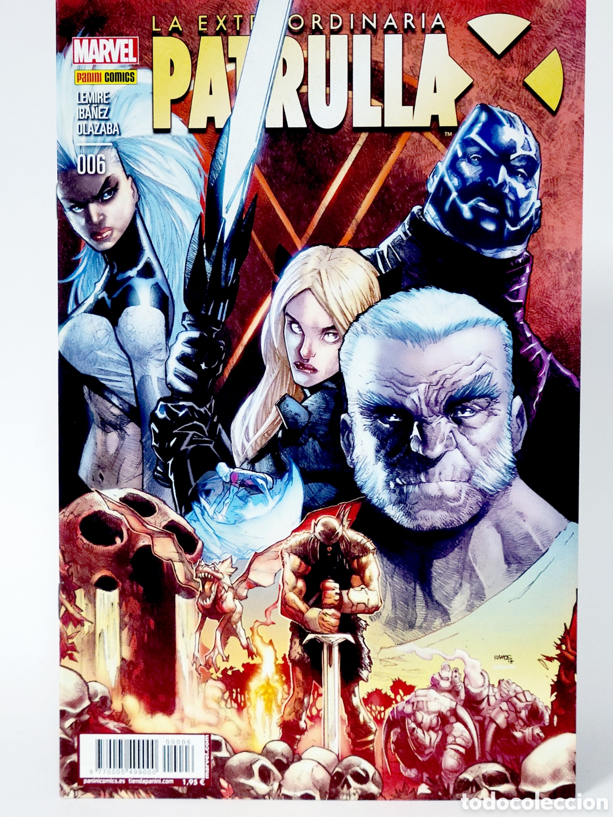 C&oacute;mics: C&Oacute;MIC LA EXTRAORDINARIA PATRULLA-X 6 PANINI MARVEL GRAPA DE KIOSCO